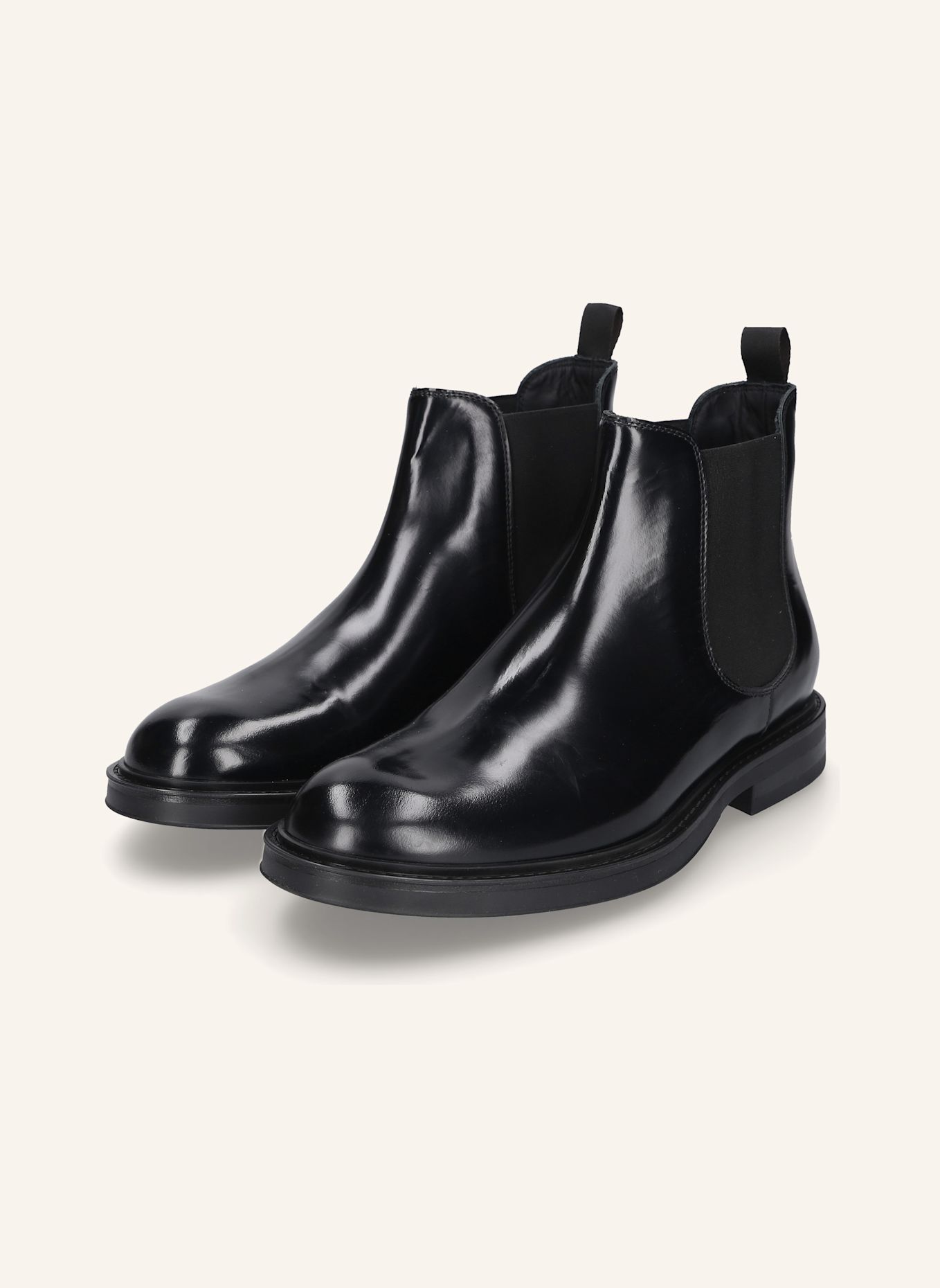 HEINRICH DINKELACKER Chelsea Boots FLORENZ PLAIN CA: SCHWARZ
