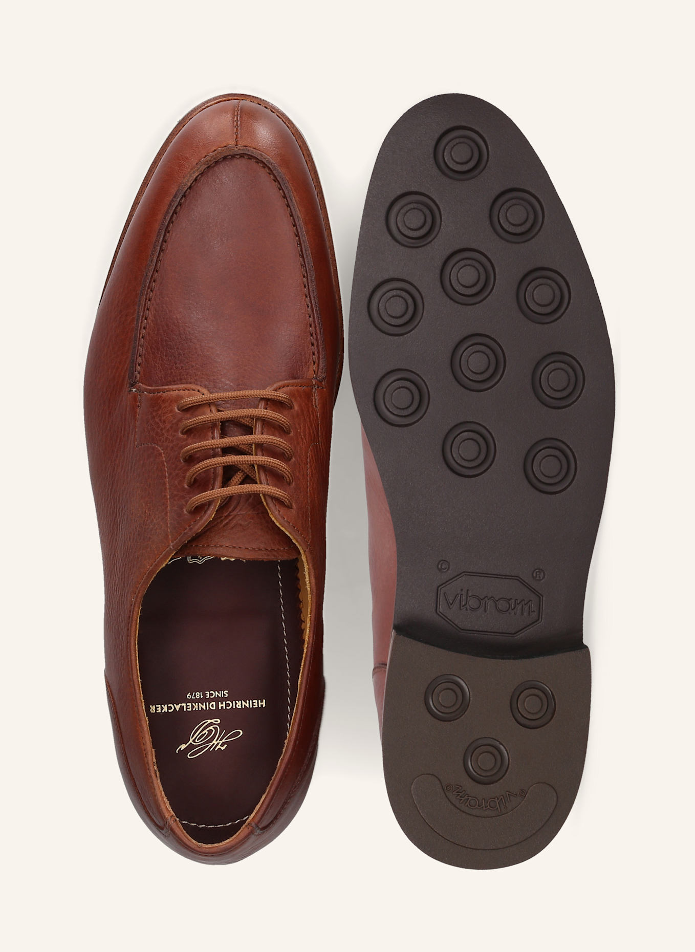 HEINRICH DINKELACKER Schnürer GENF NORWEGER N: BRAUN