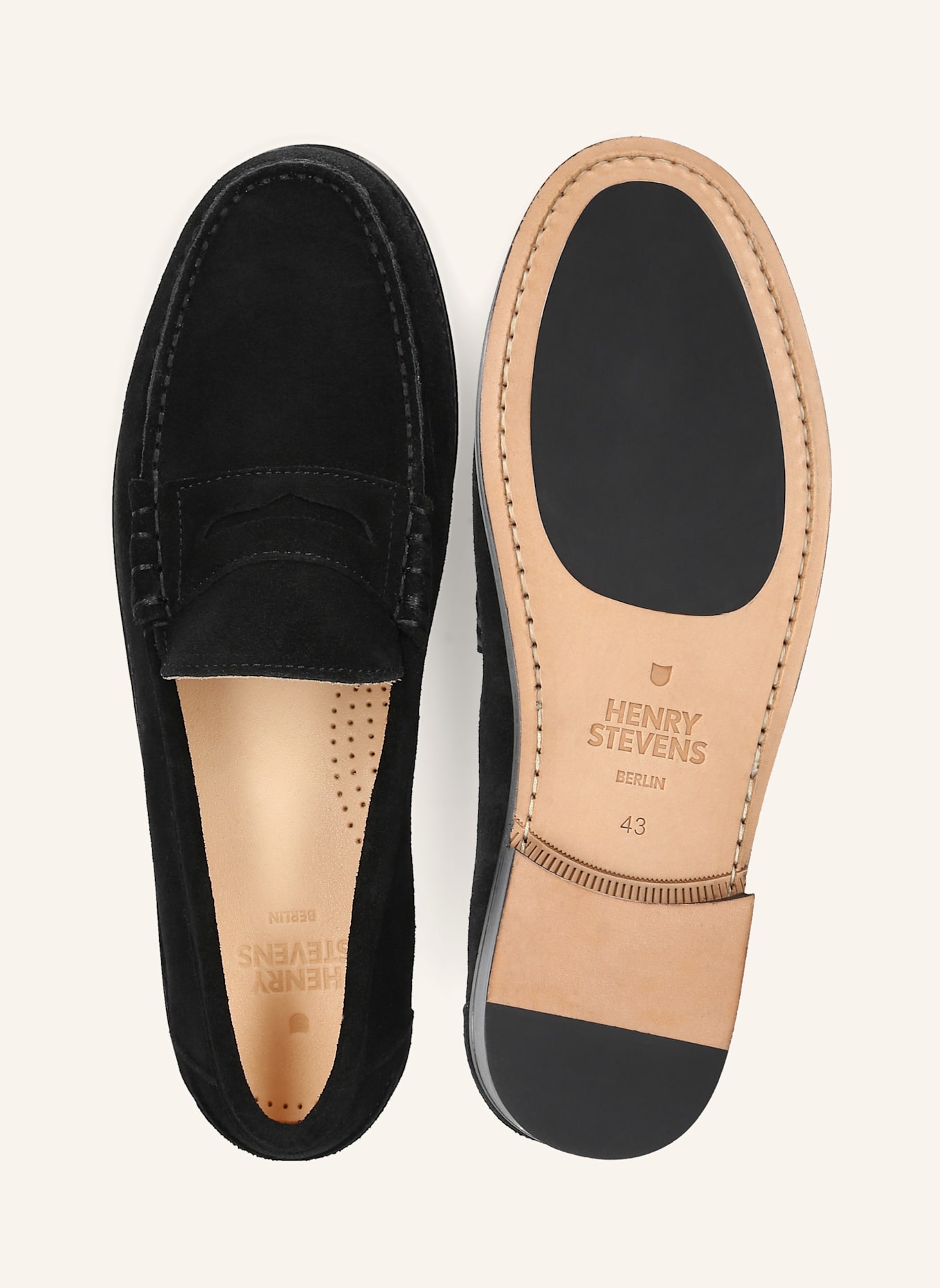Henry Stevens Loafer RILEY M PL: SCHWARZ