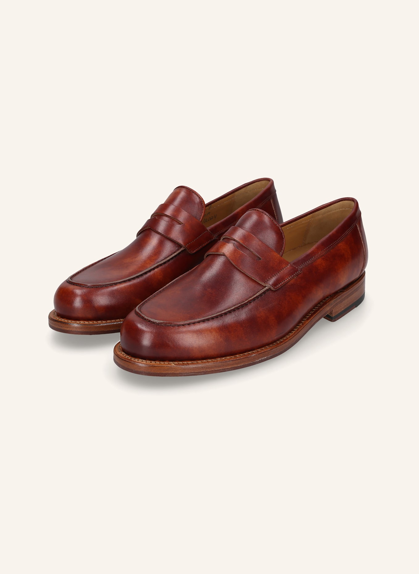 HEINRICH DINKELACKER Slipper WIEN PLAIN TC: BRAUN