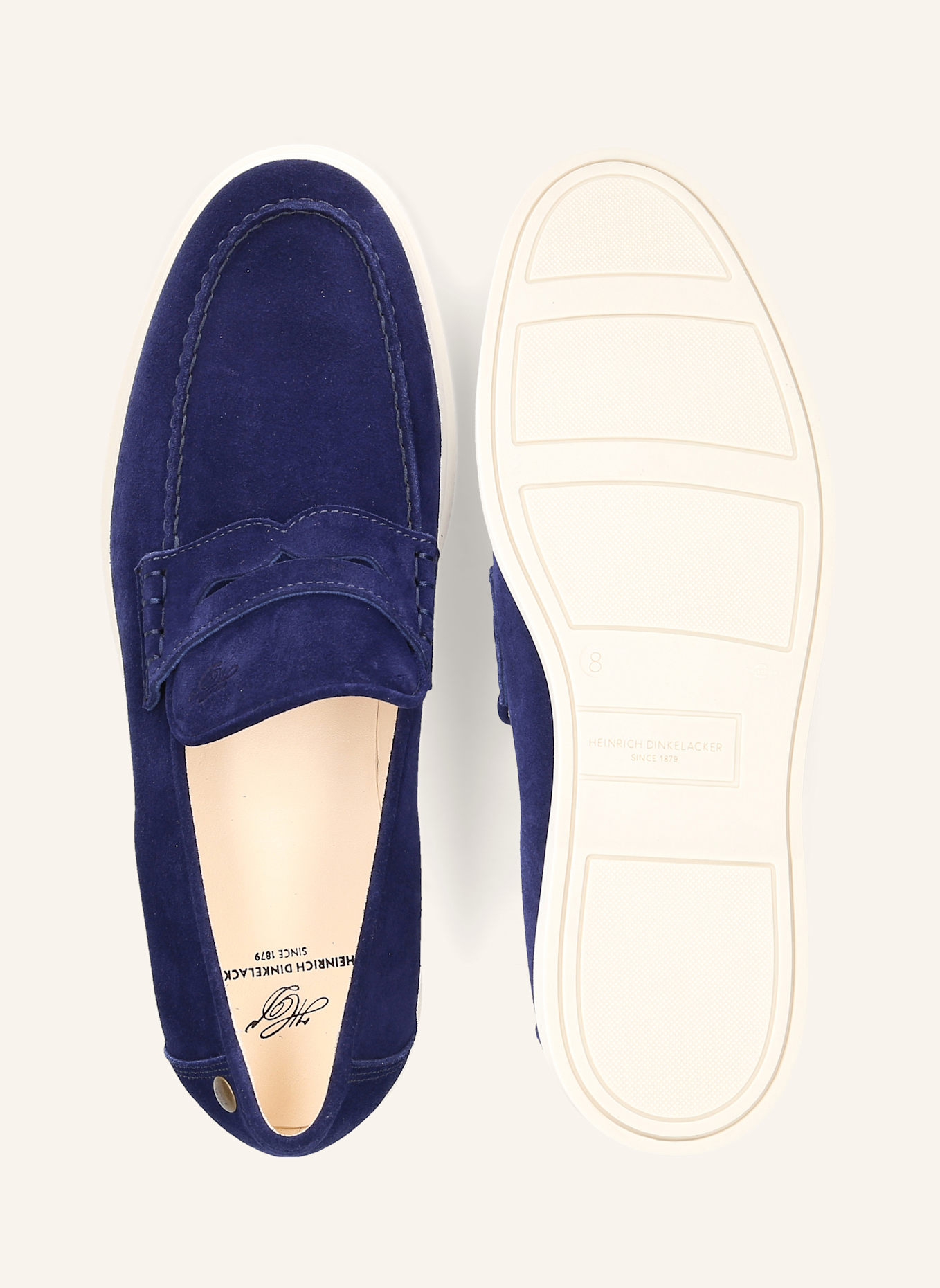 HEINRICH DINKELACKER Loafer GENUA PENNY LOAFER V: BLAU