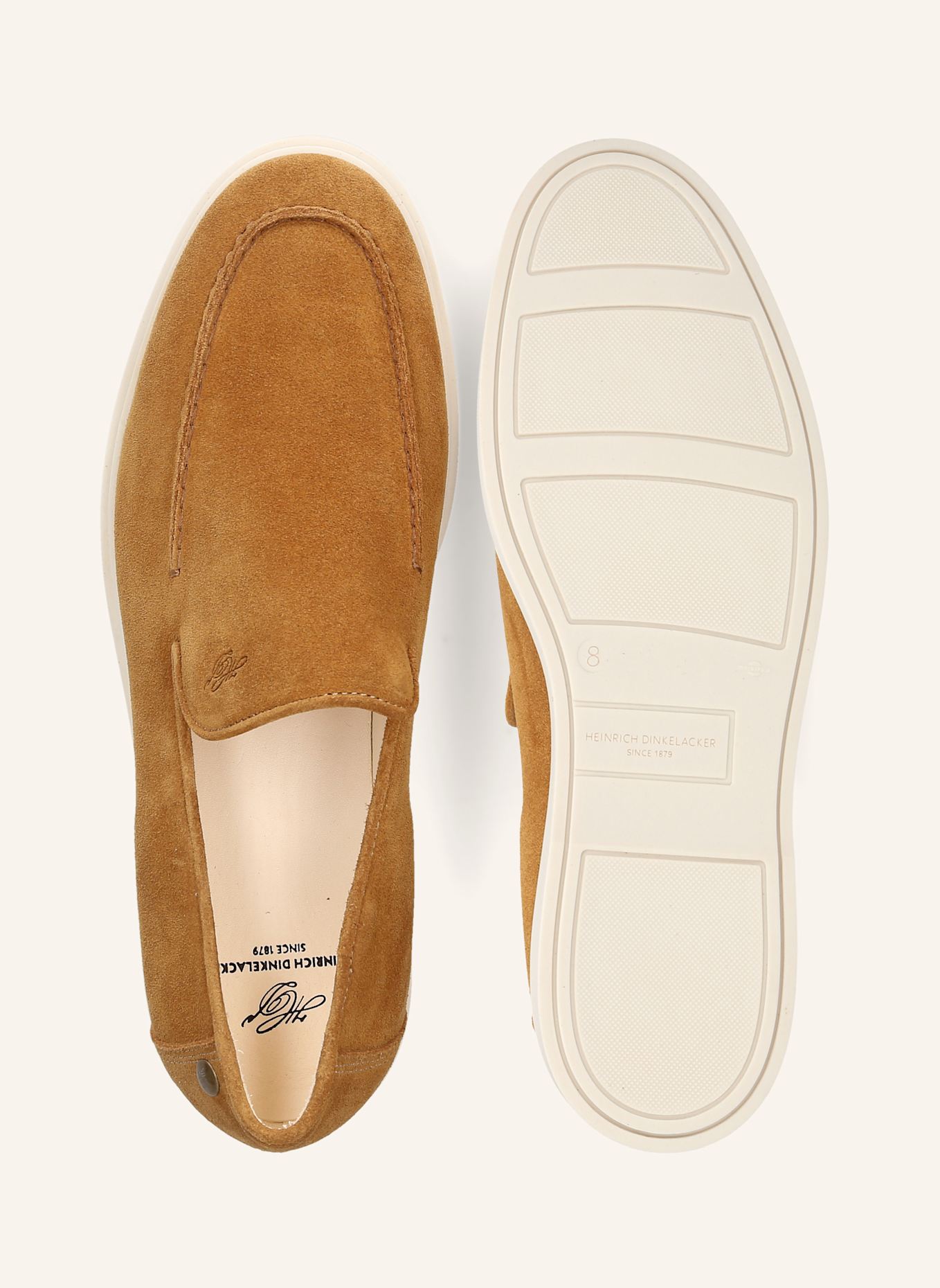 HEINRICH DINKELACKER Loafer GENUA PLAIN LOAFER V: BRAUN