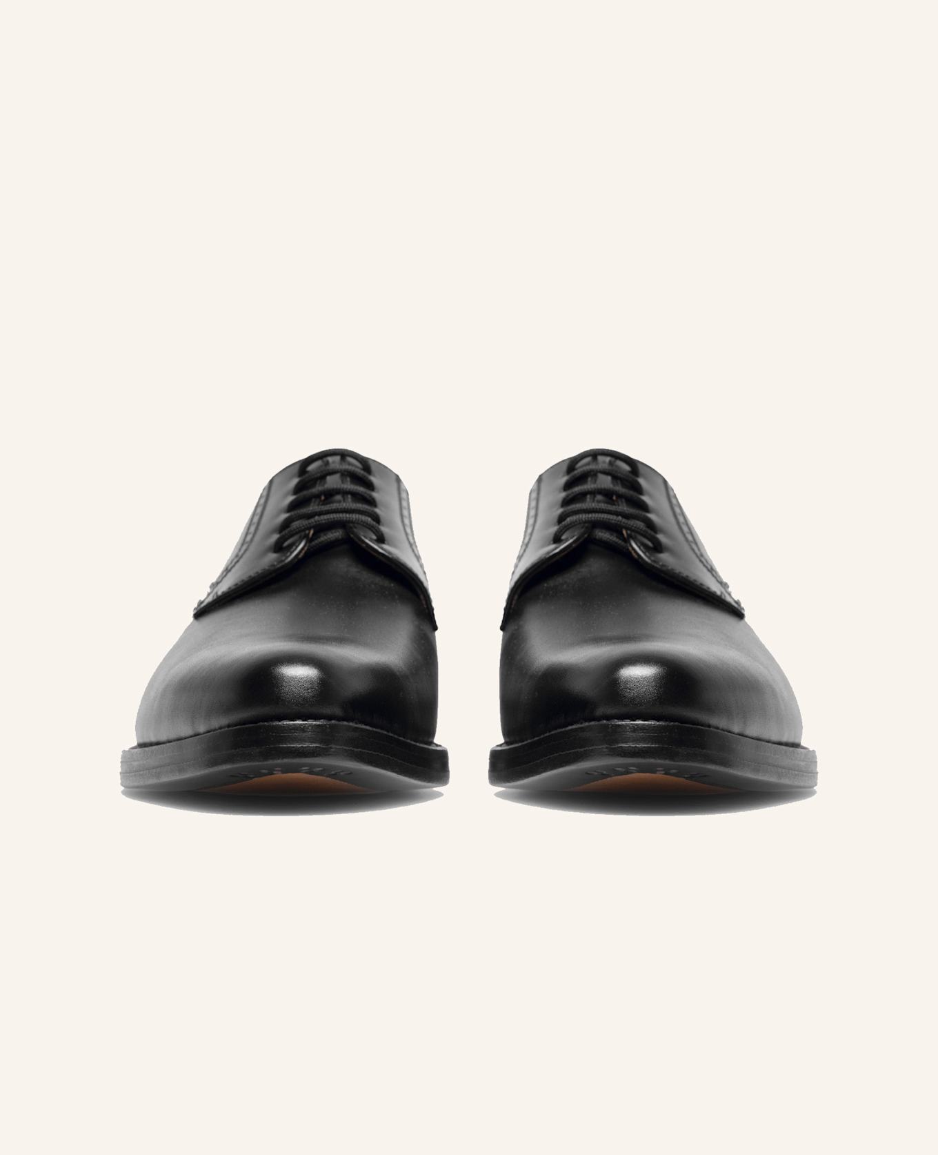 HEINRICH DINKELACKER Schnürer MILANO PLAIN BC: SCHWARZ