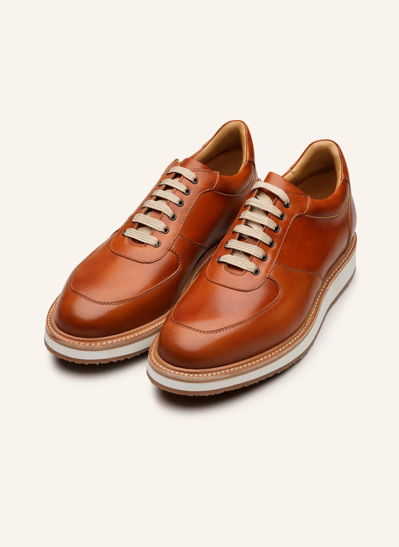 HEINRICH DINKELACKER Sneaker LONDON SNEAKER TC: COGNAC