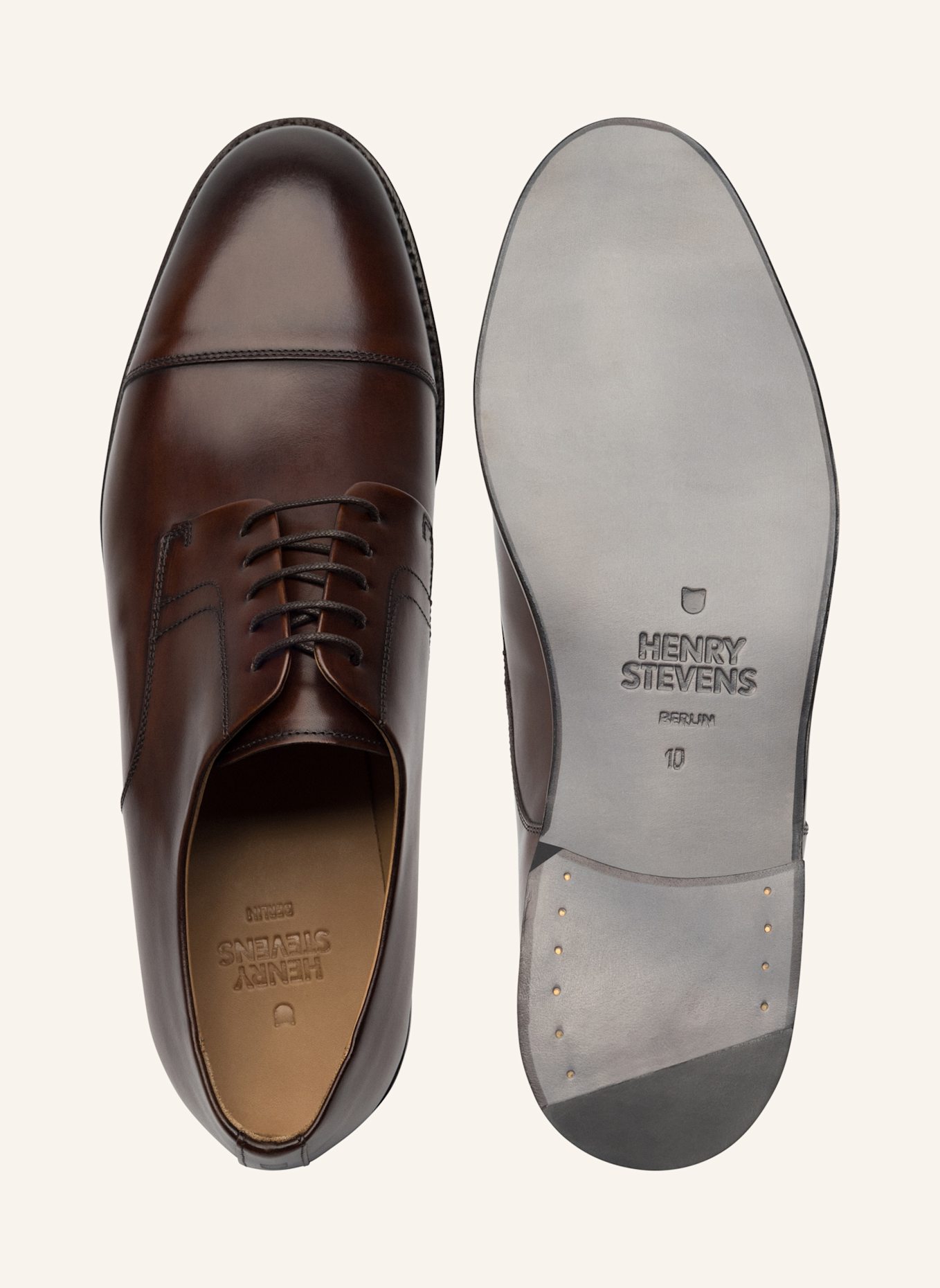 Henry Stevens Schnürer WINSTON CD: DUNKELBRAUN