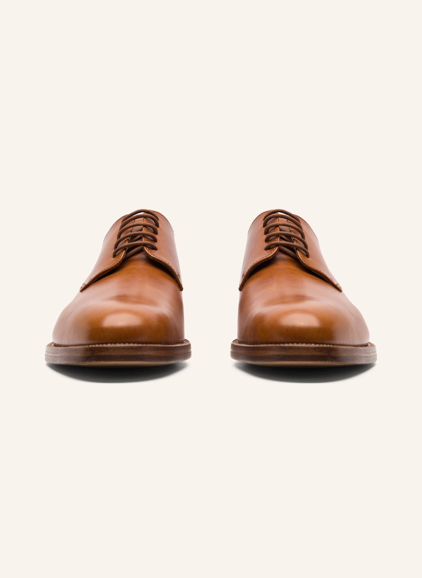 HEINRICH DINKELACKER Schnürer LUZERN PLAIN TC: COGNAC