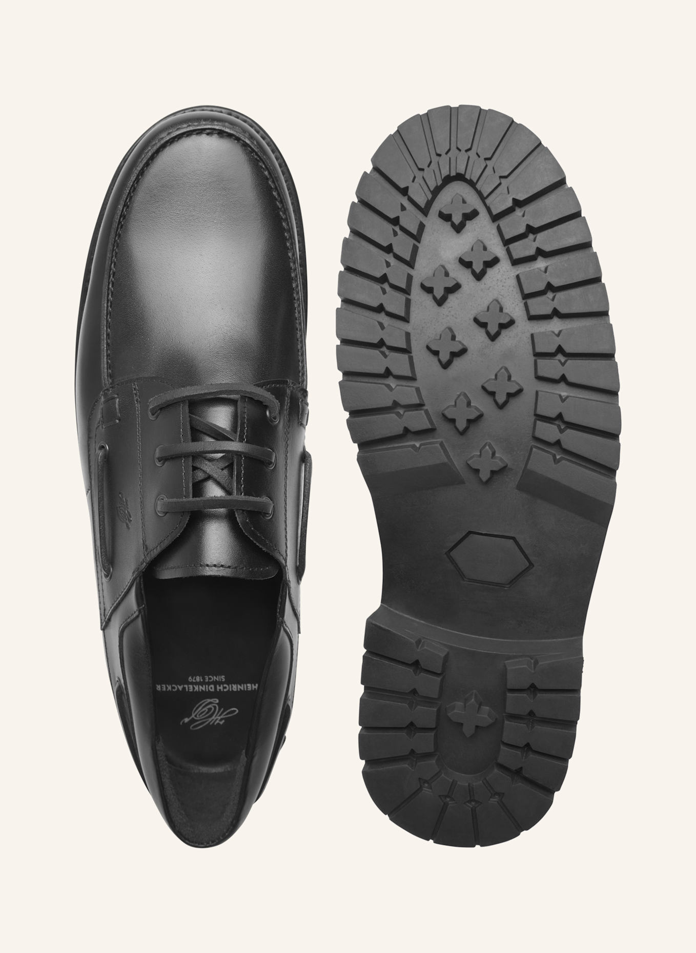 HEINRICH DINKELACKER Bootsschuh MIAMI PLAIN BC: SCHWARZ