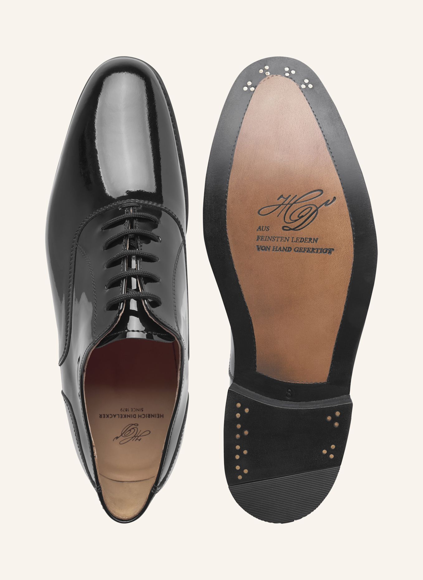 HEINRICH DINKELACKER Klassiker LUZERN PLAIN PL: SCHWARZ