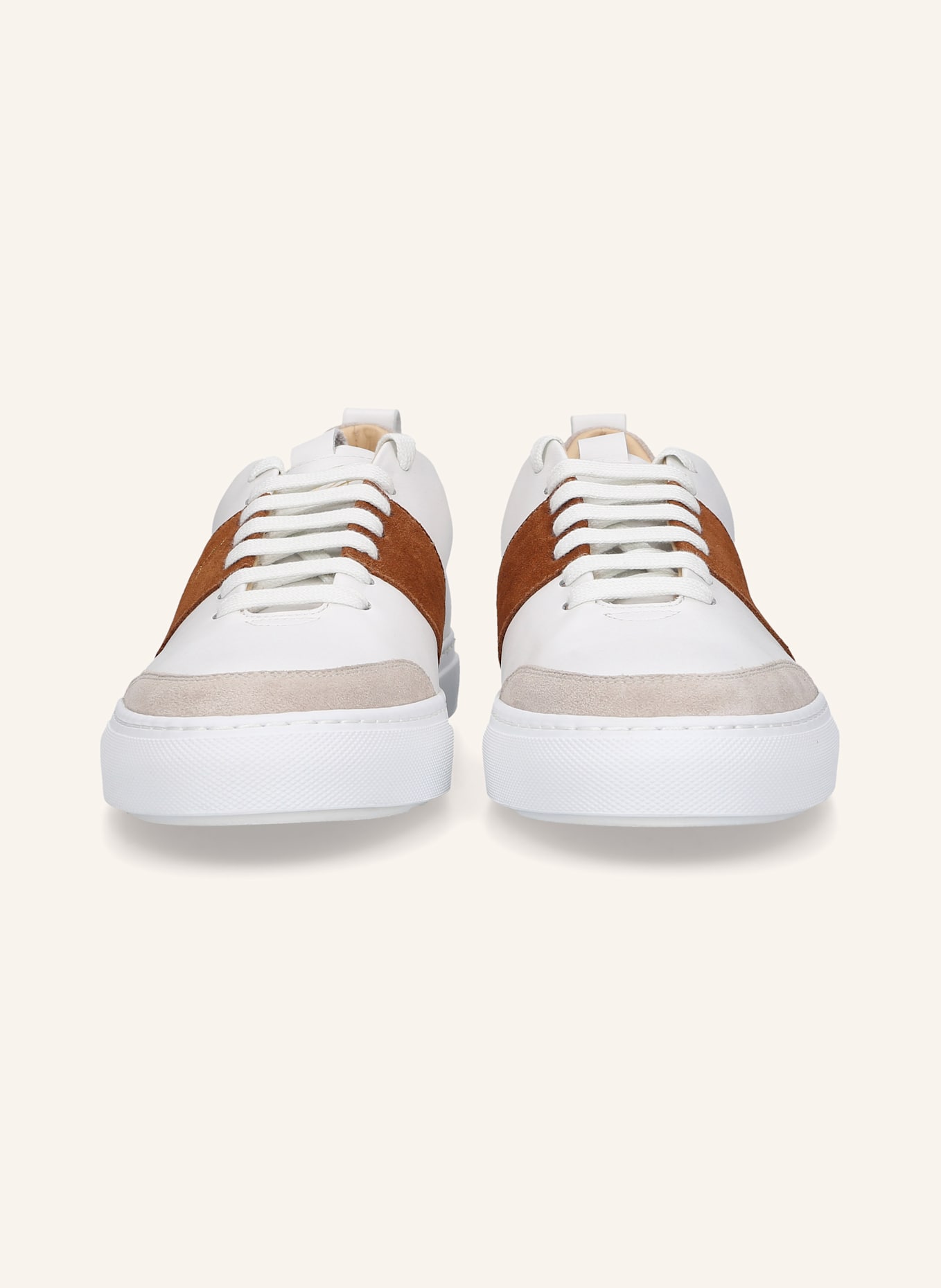 HEINRICH DINKELACKER Sneaker TURIN TENNIS SNEAKER NP: WEISS/ BRAUN