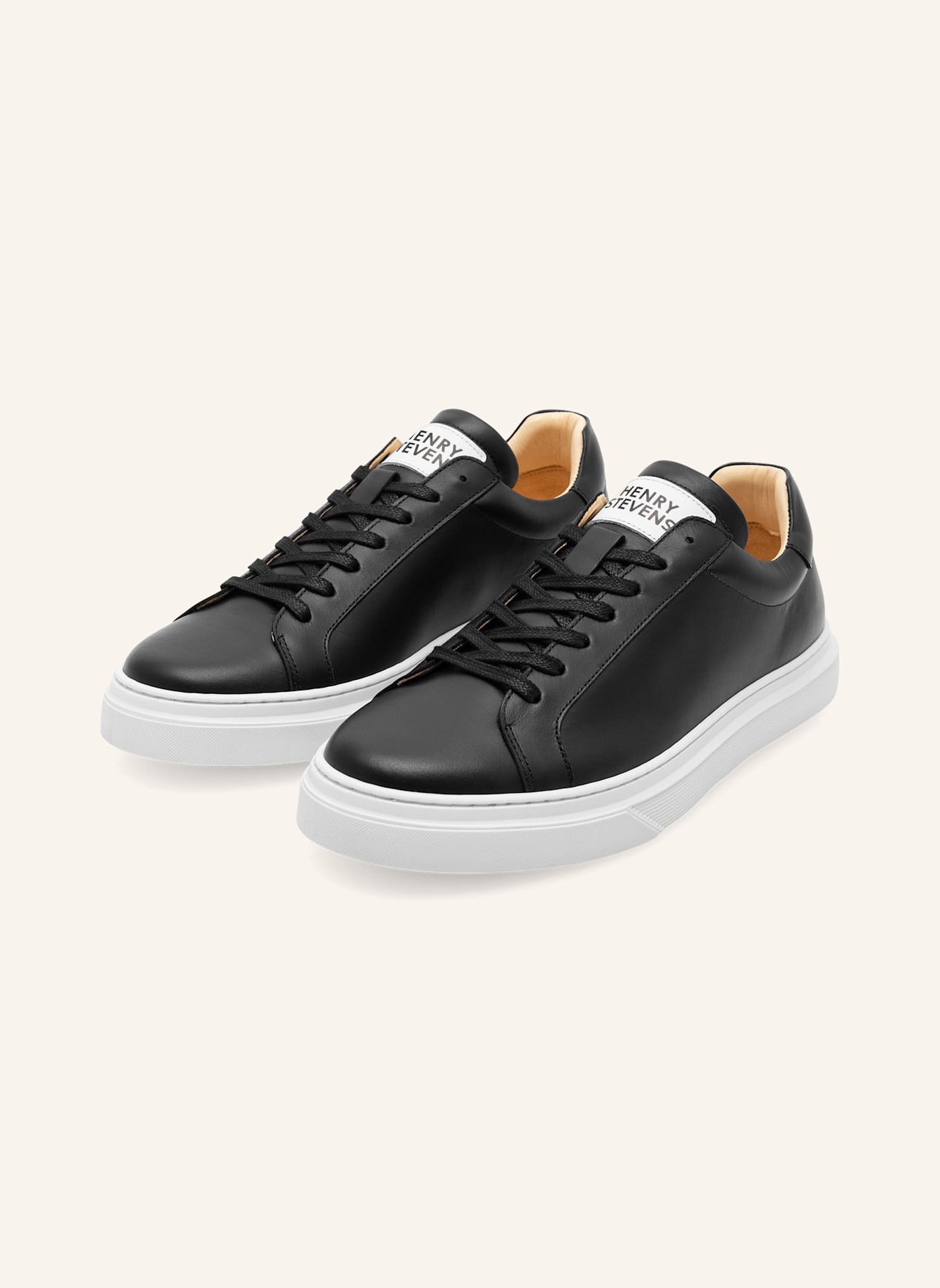 Henry Stevens Sneaker TRAVIS S1: SCHWARZ