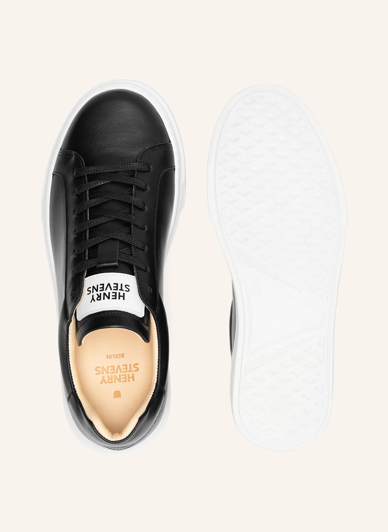 Henry Stevens Sneaker TRAVIS S1: SCHWARZ