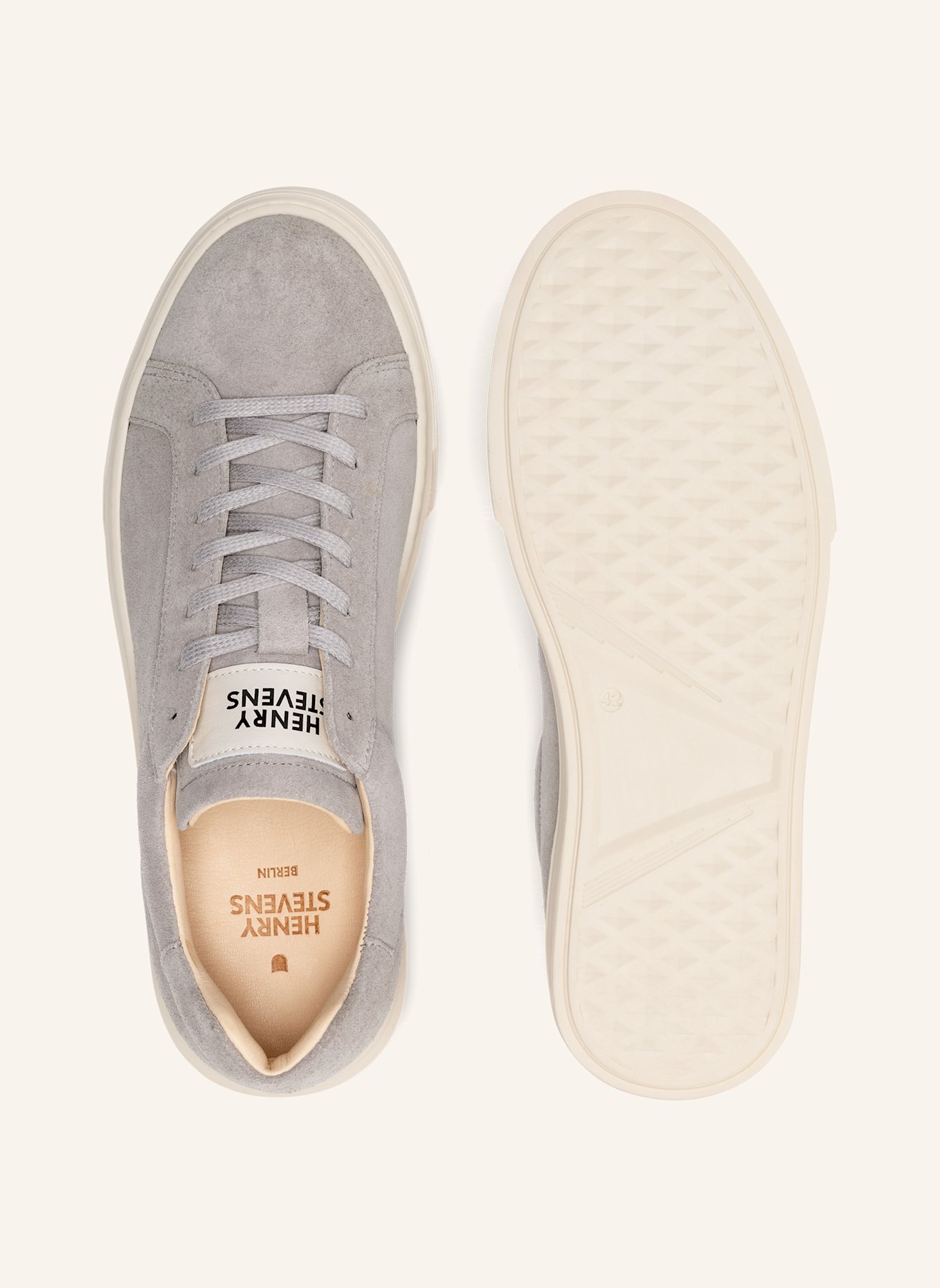 Henry Stevens Sneaker TRAVIS S1: GRAU