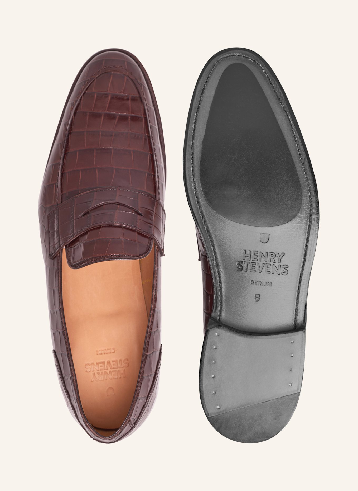 Henry Stevens Loafer MARSHALL PL: DUNKELBRAUN
