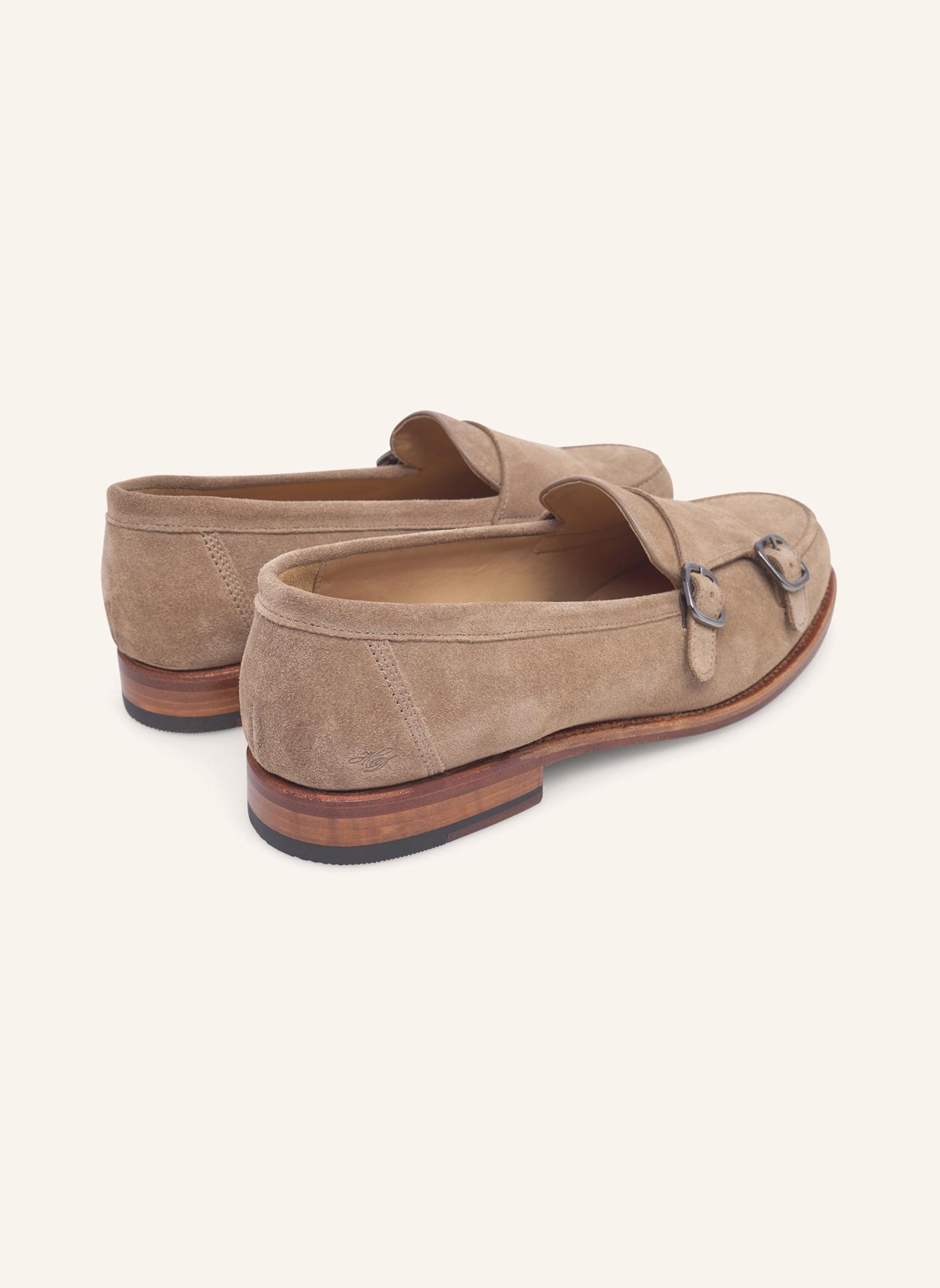 HEINRICH DINKELACKER Loafer WIEN DOUBLE MONK V: BEIGE