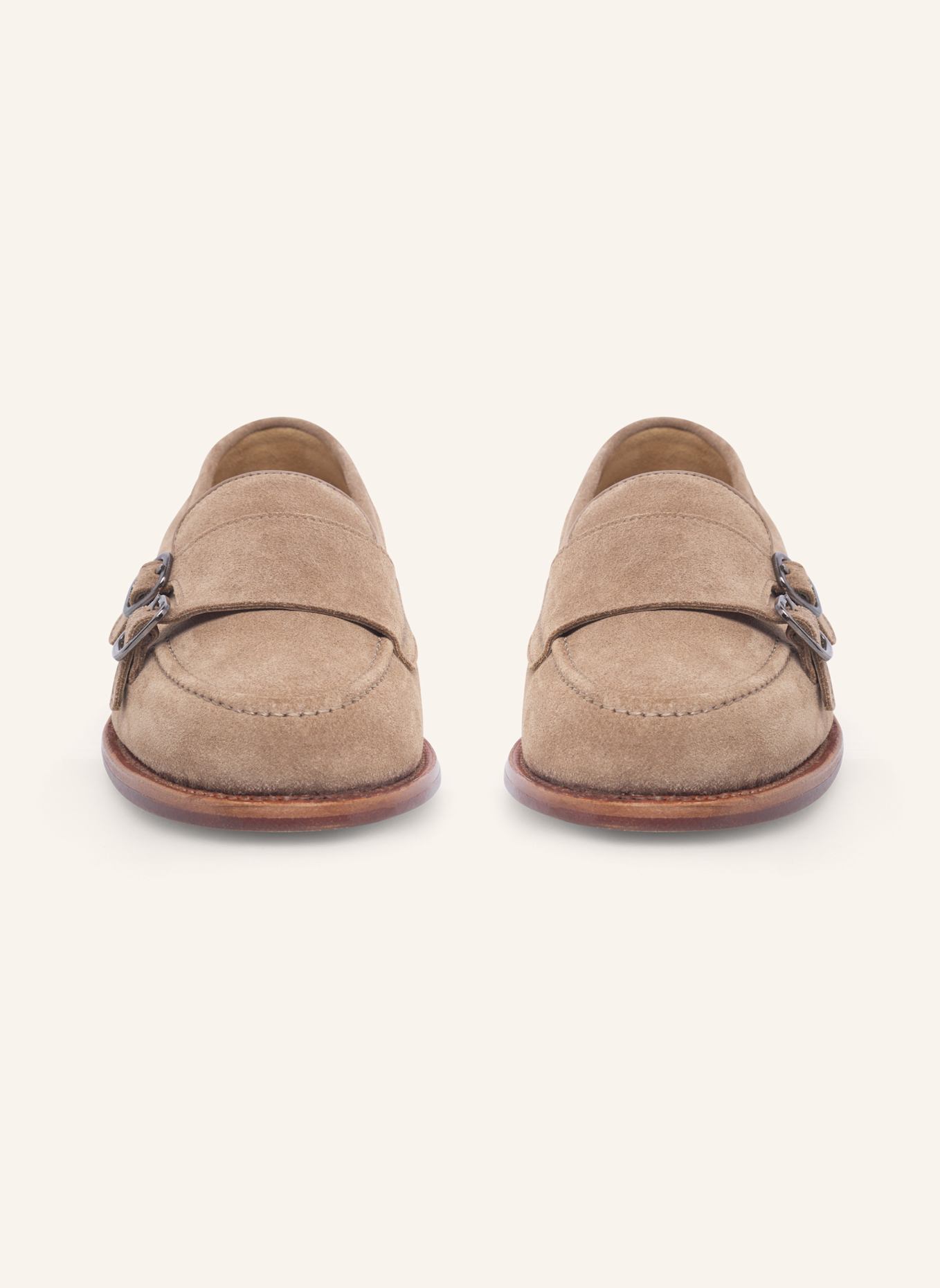 HEINRICH DINKELACKER Loafer WIEN DOUBLE MONK V: BEIGE