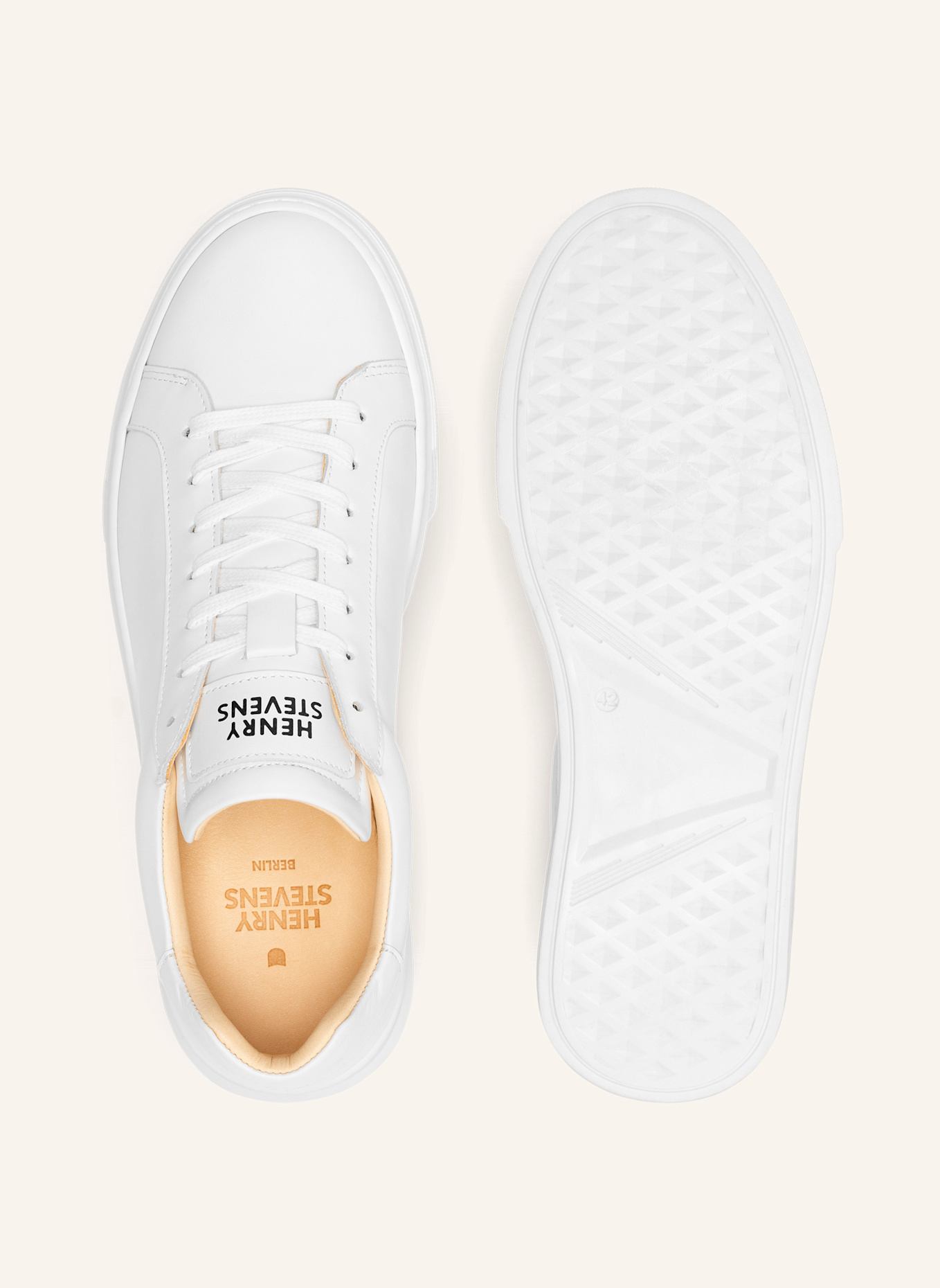 Henry Stevens Sneaker TRAVIS S1: WEISS