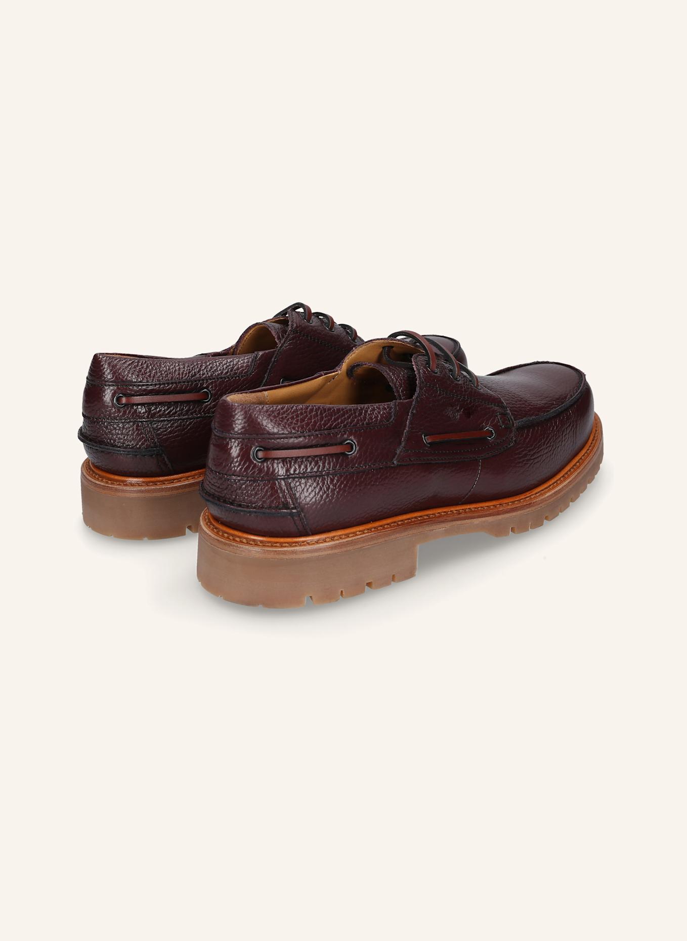 HEINRICH DINKELACKER Bootsschuh MIAMI PLAIN T: DUNKELROT