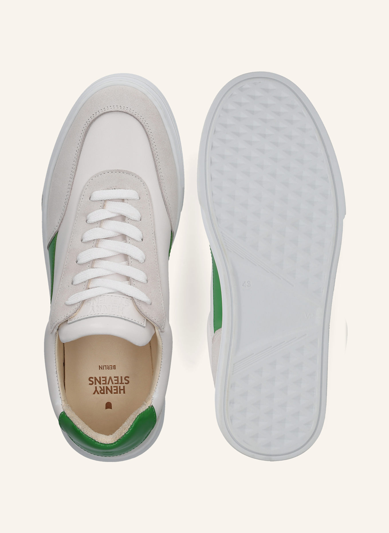 Henry Stevens Sneaker TRAVIS US: WEISS/ GRÜN