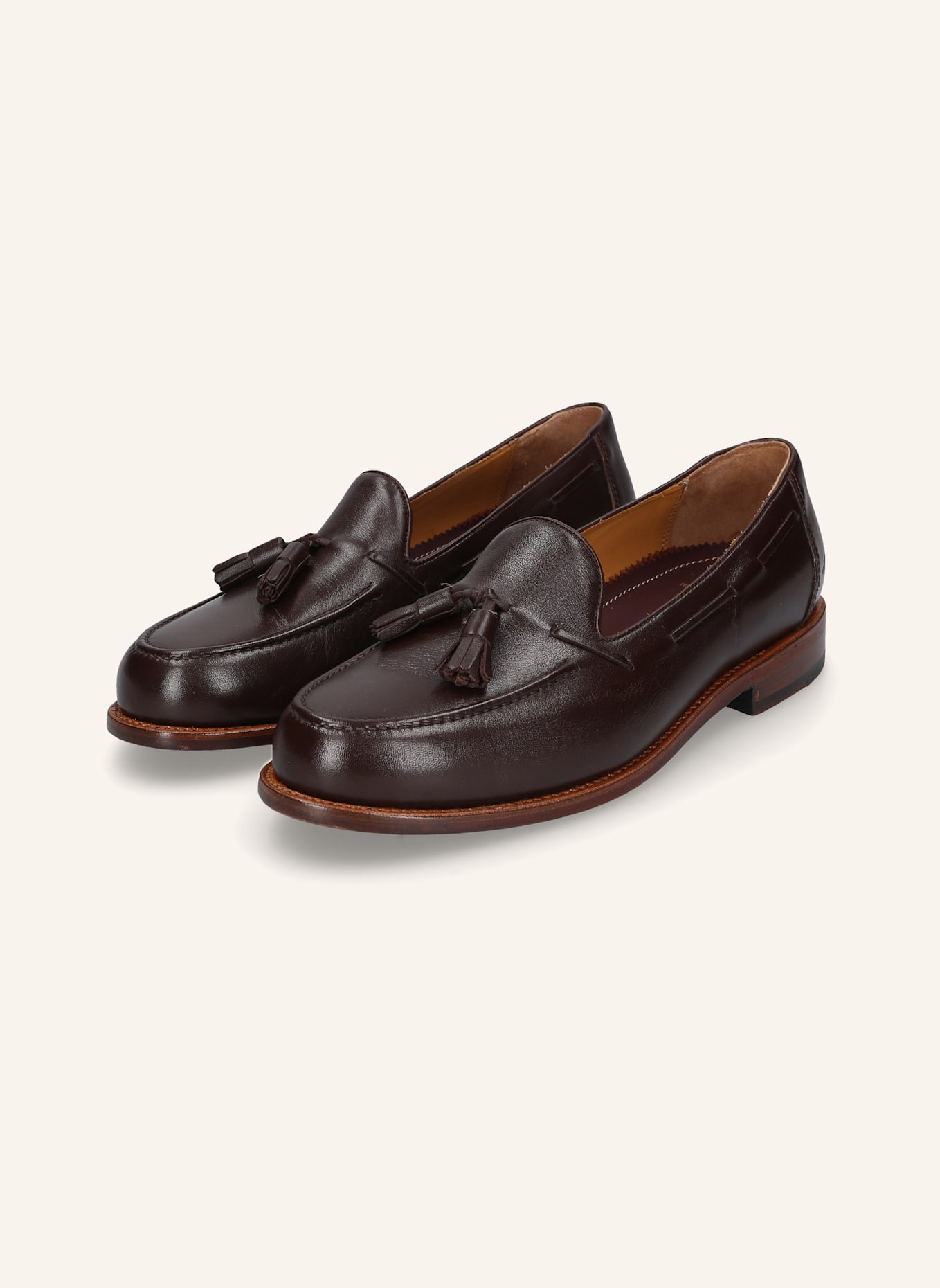 HEINRICH DINKELACKER Loafer WIEN PLAIN TASSEL NP: DUNKELBRAUN