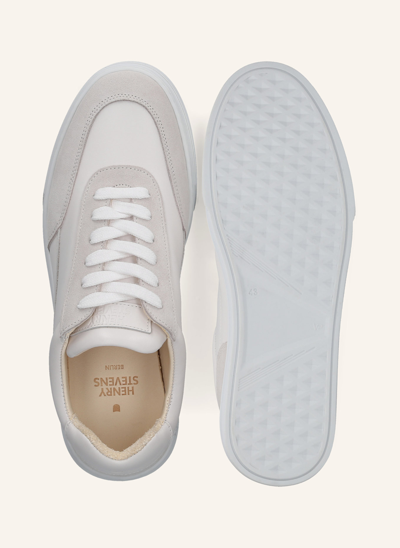 Henry Stevens Sneaker TRAVIS US: WEISS/ GRAU