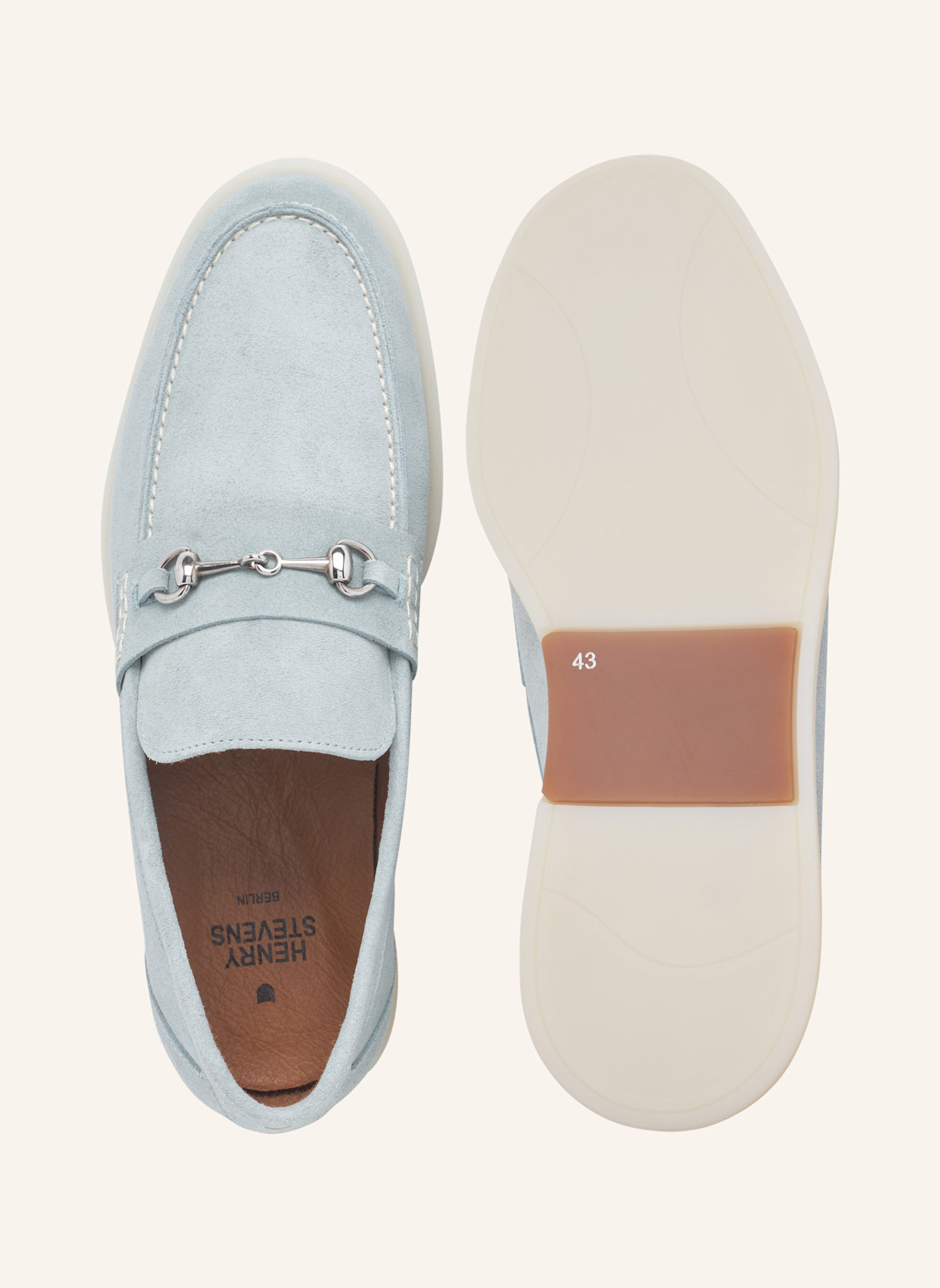 Henry Stevens Loafer ELIA HL1: BLAUGRAU