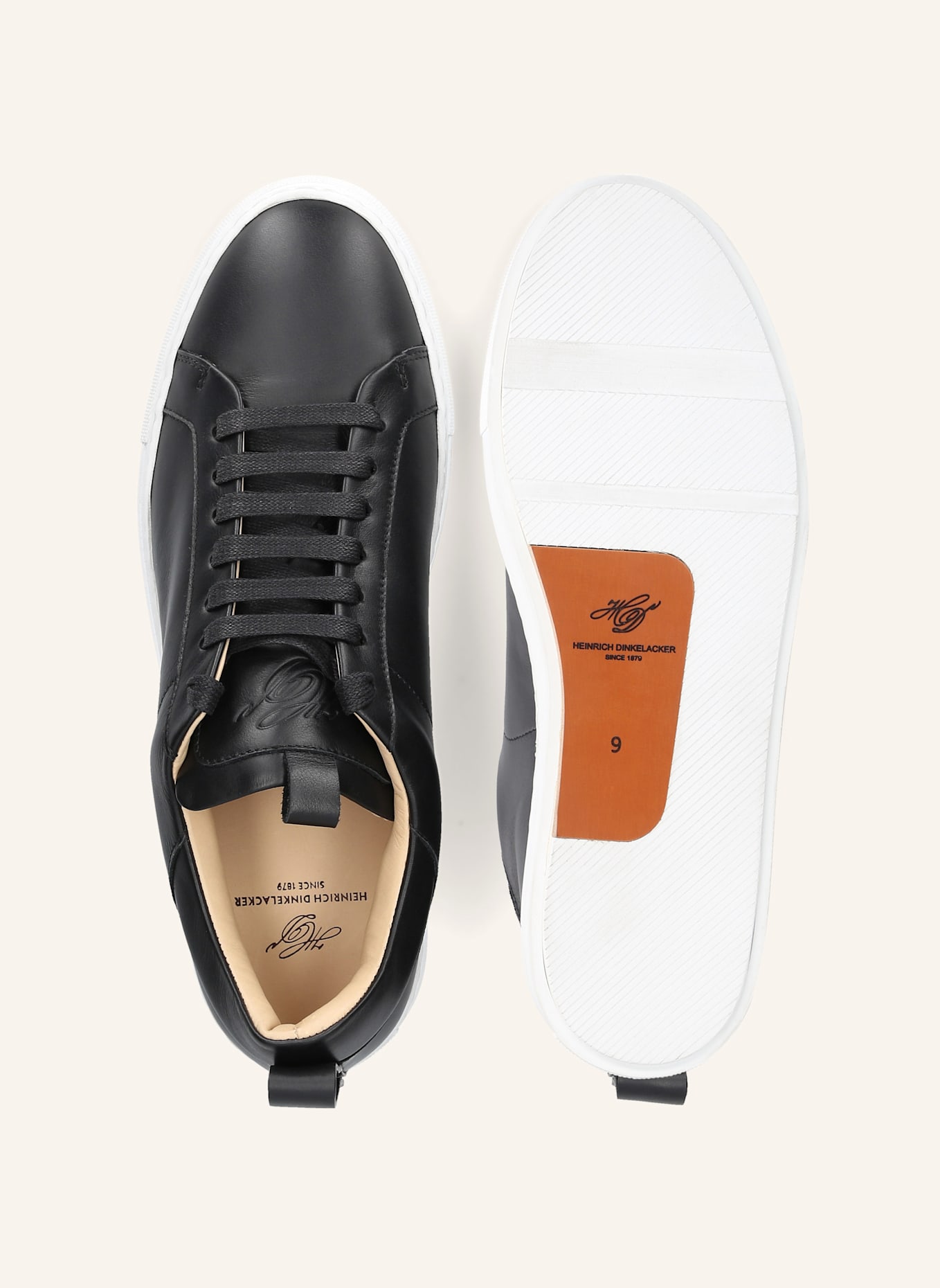 HEINRICH DINKELACKER Sneaker TURIN COURT SNEAKER NP: SCHWARZ