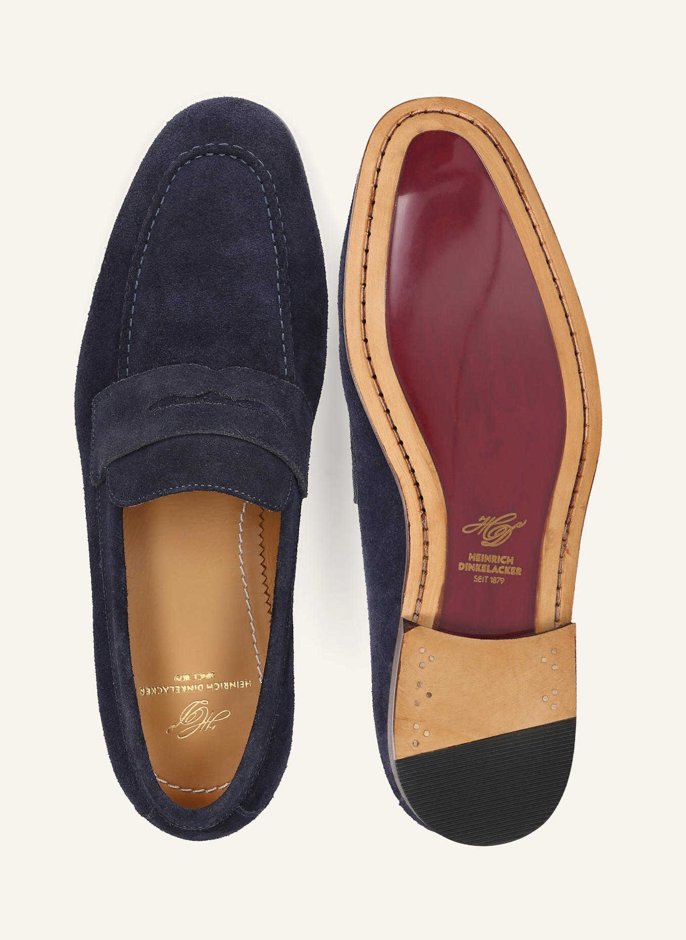 HEINRICH DINKELACKER Loafer AMALFI PLAIN V: DUNKELBLAU