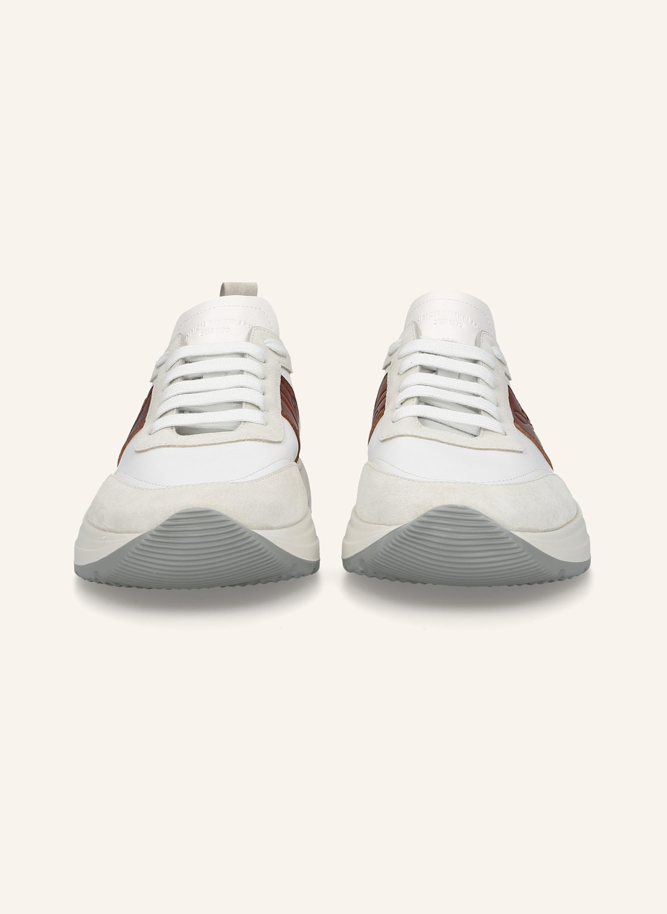 HEINRICH DINKELACKER Sneaker TORONTO SNEAKER CL: WEISS/ BRAUN
