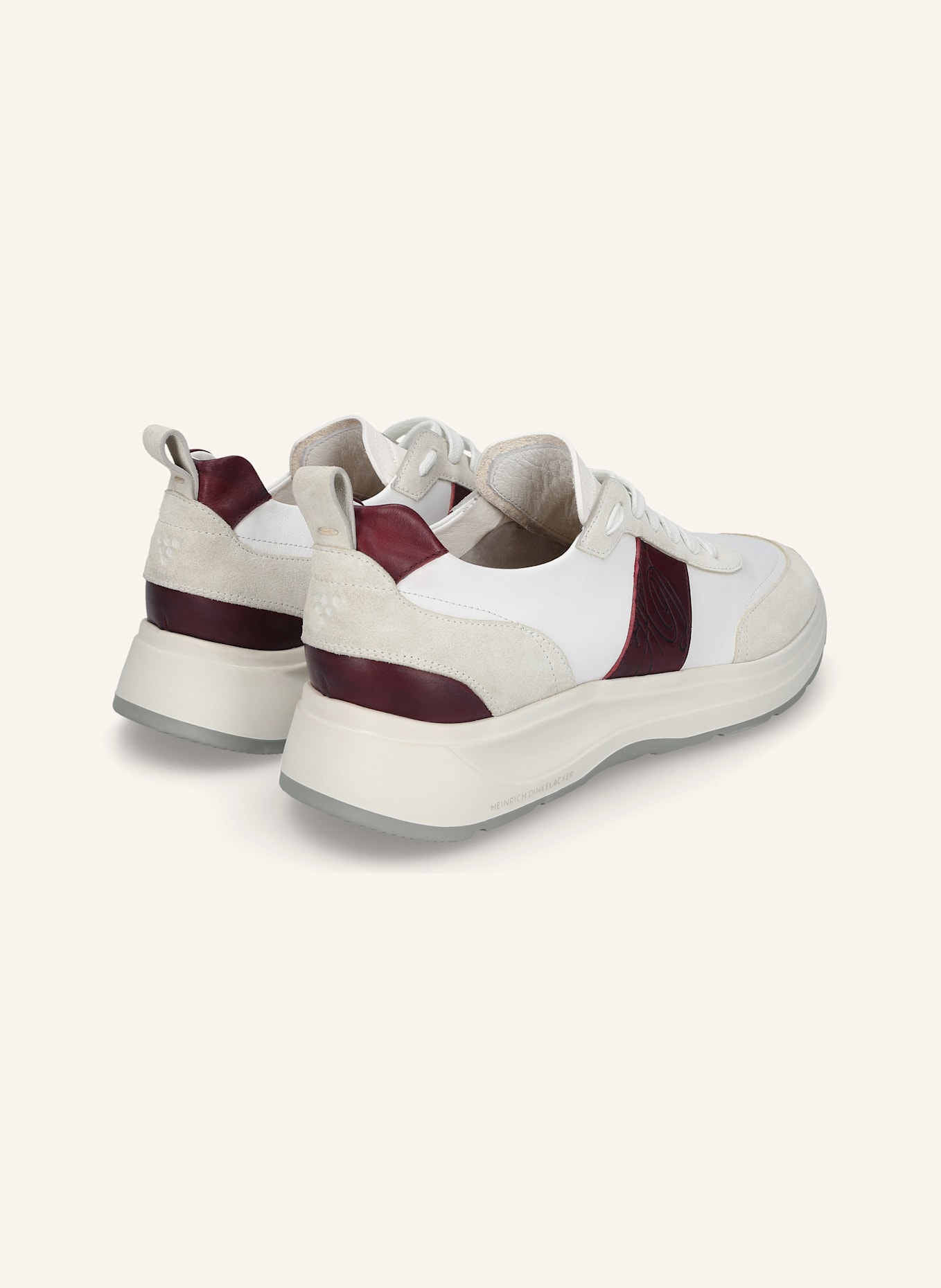 HEINRICH DINKELACKER Sneaker TORONTO SNEAKER CL: SCHWARZ/ ROT