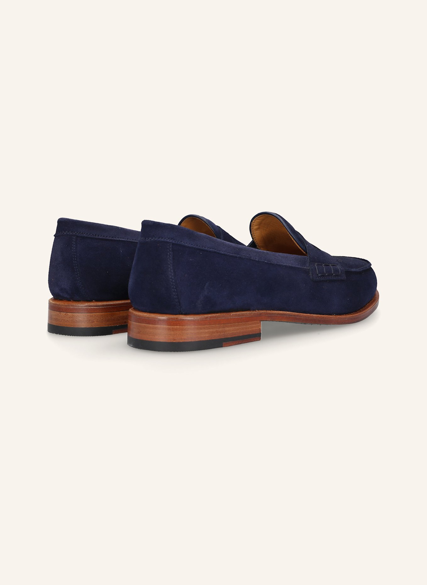 HEINRICH DINKELACKER Loafer WIEN PLAIN V: BLAU