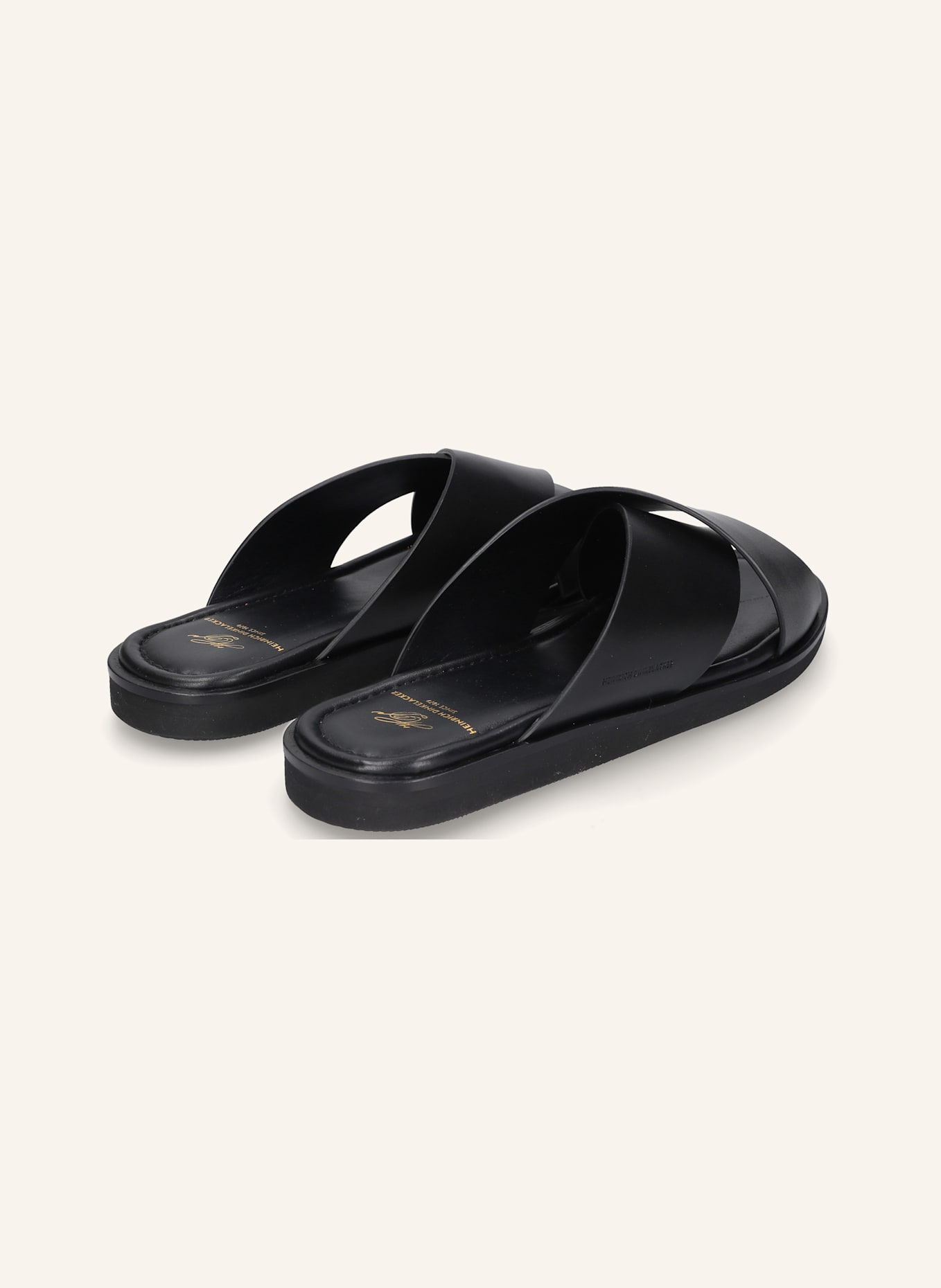 HEINRICH DINKELACKER Sandale GARDA KREUZSANDALE VC: SCHWARZ