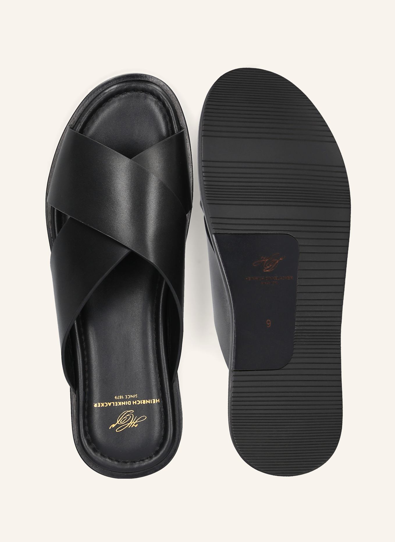 HEINRICH DINKELACKER Sandale GARDA KREUZSANDALE VC: SCHWARZ