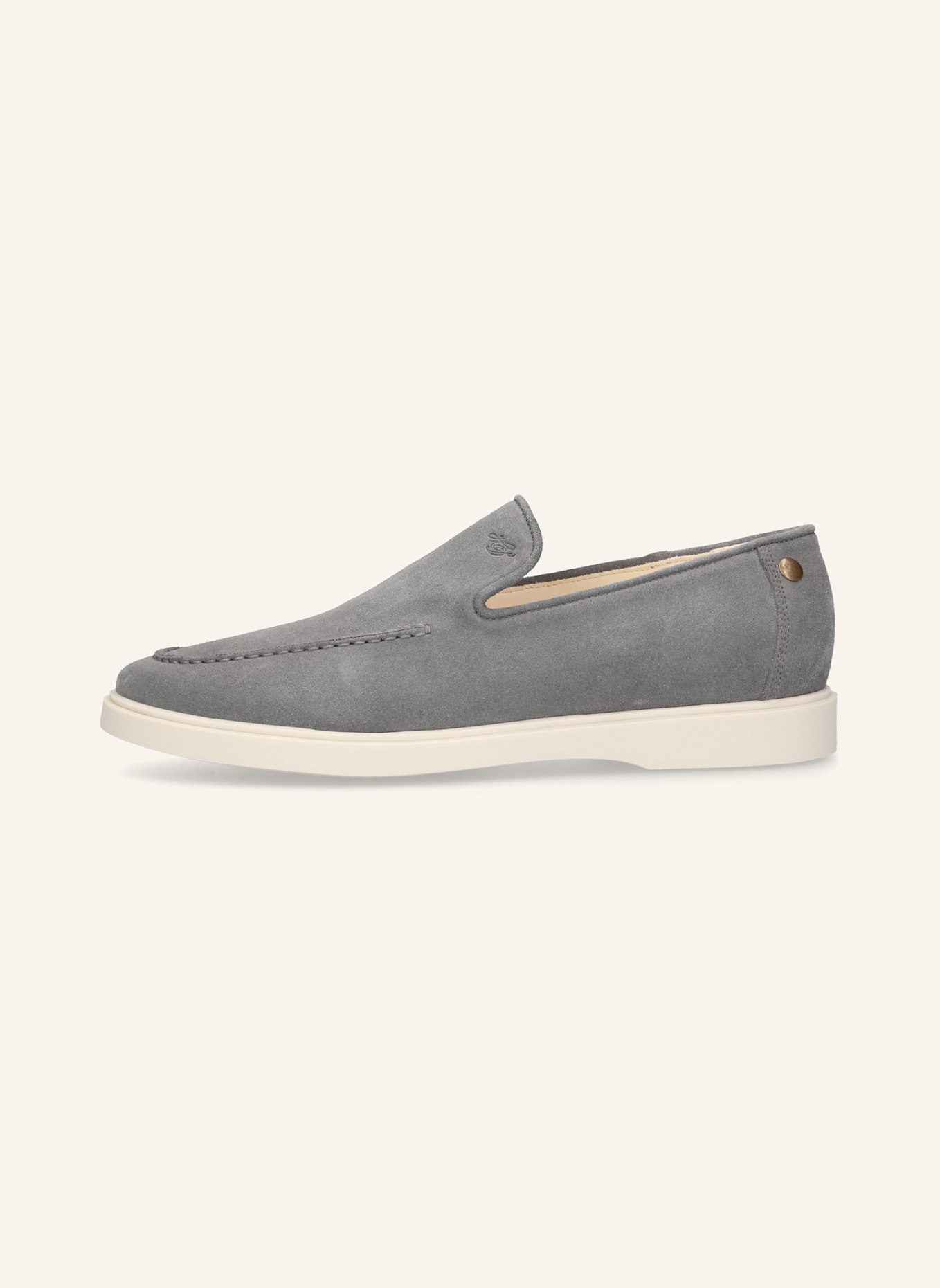 HEINRICH DINKELACKER Loafer GENUA PLAIN LOAFER V: GRAU