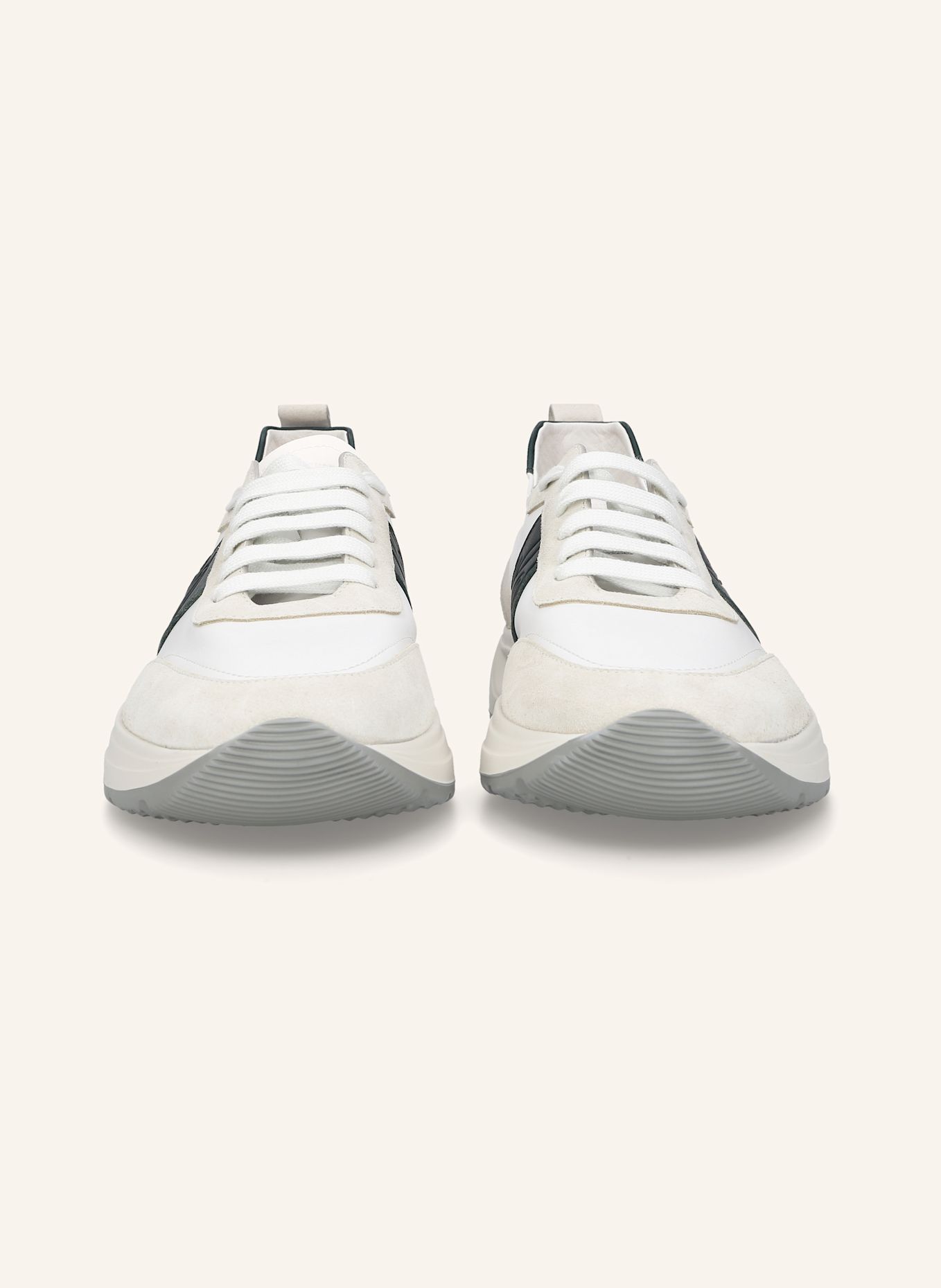 HEINRICH DINKELACKER Sneaker TORONTO SNEAKER CL: WEISS/ PETROL