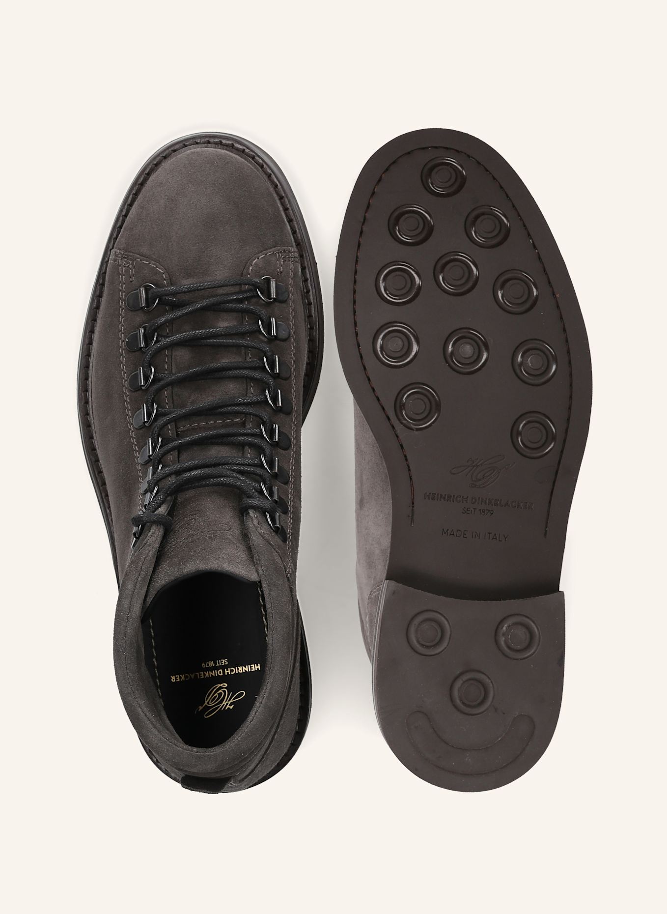 HEINRICH DINKELACKER Wanderschuhe FLORENZ PLAIN V: DONKERGRIJS