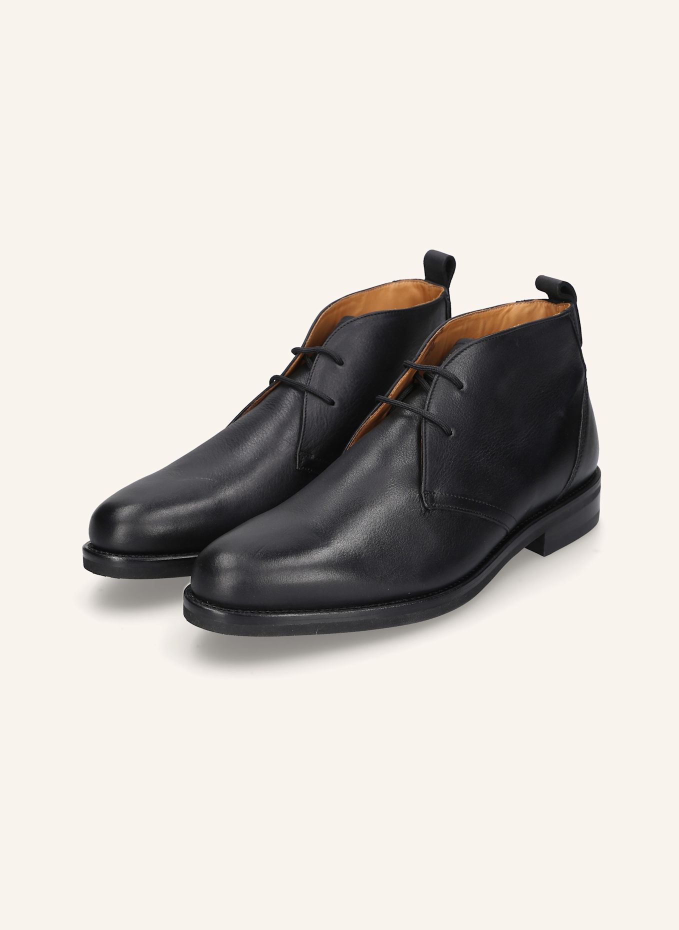 HEINRICH DINKELACKER Veterboots GENF PLAIN N: ZWART