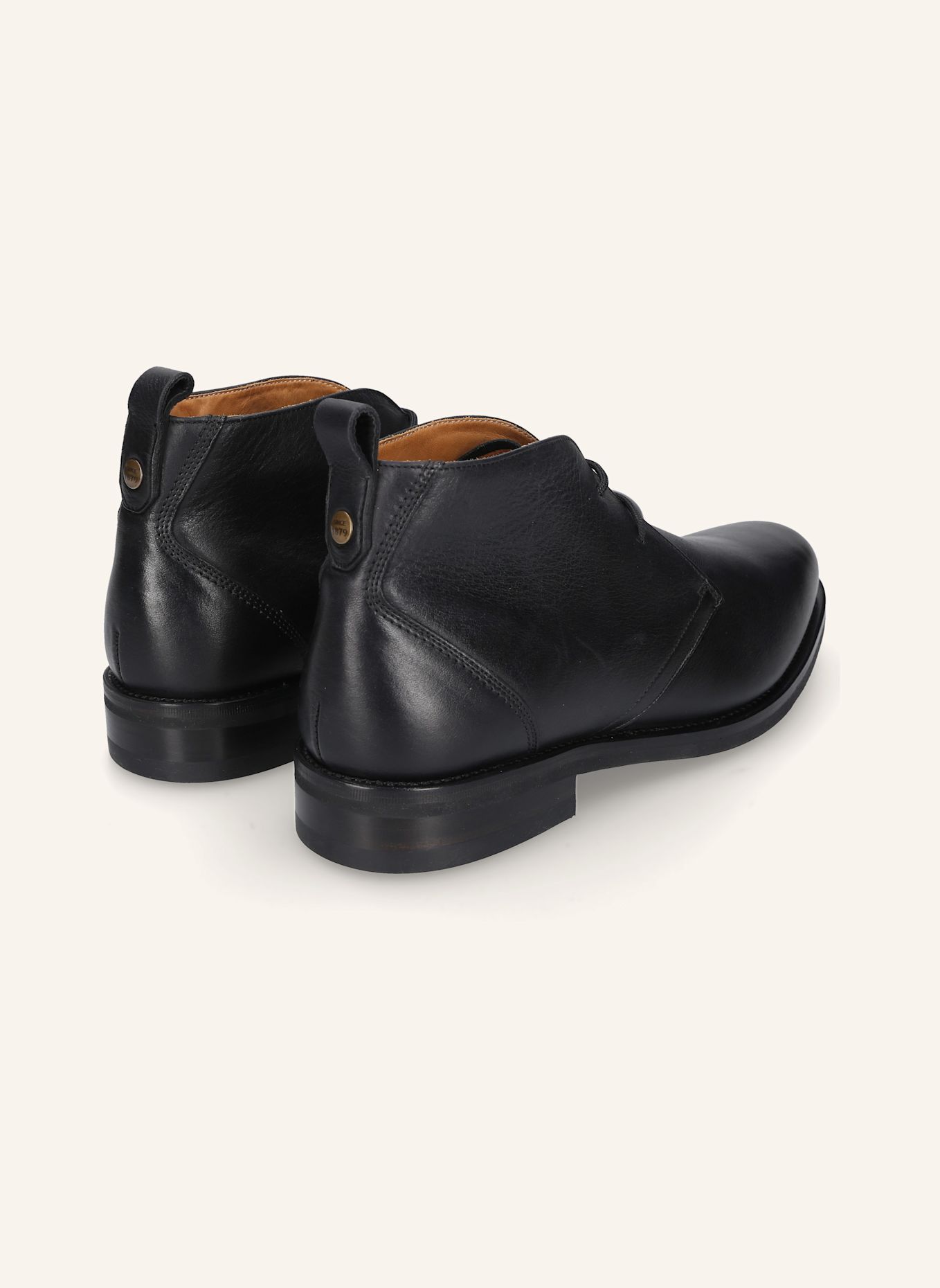HEINRICH DINKELACKER Veterboots GENF PLAIN N: ZWART
