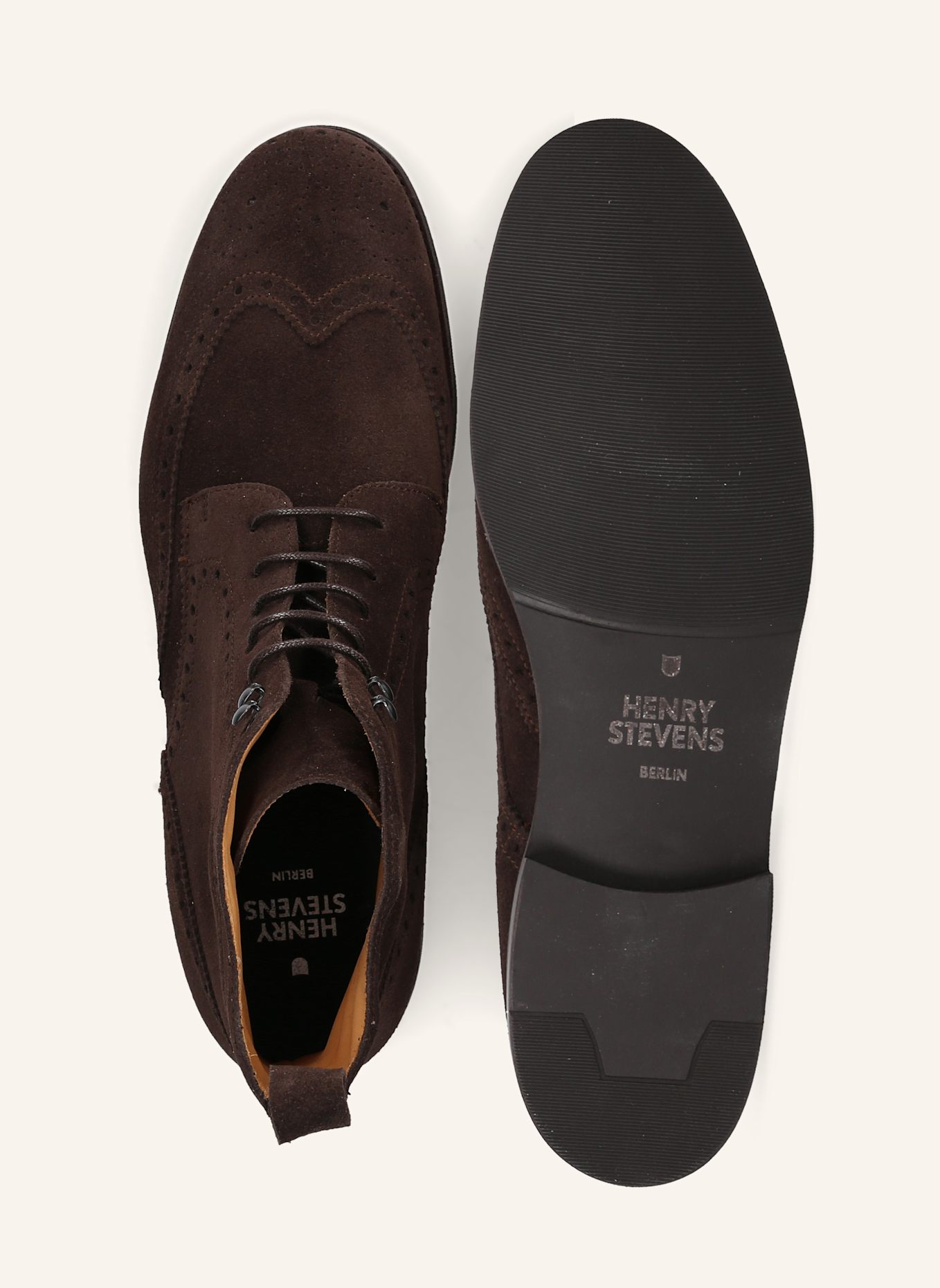 Henry Stevens Schnürboots WINSTON FBDB2: DUNKELBRAUN