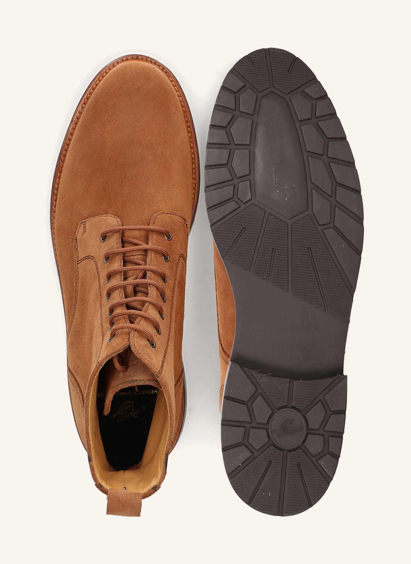 HEINRICH DINKELACKER Lace-up boots BUDA DERBY BOOT V: BROWN