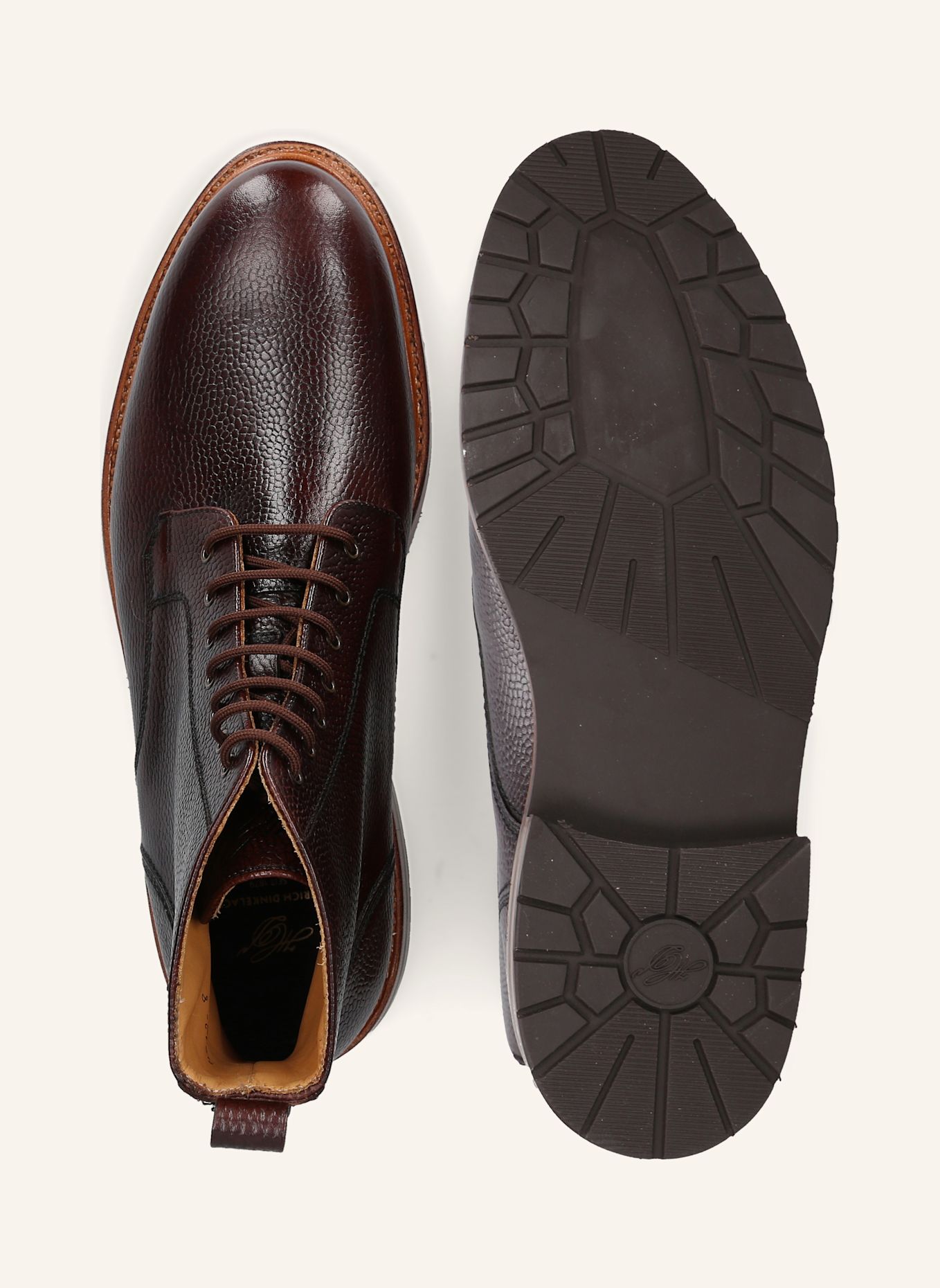 HEINRICH DINKELACKER Lace-up boots BUDA DERBY BOOT T: DARK BROWN