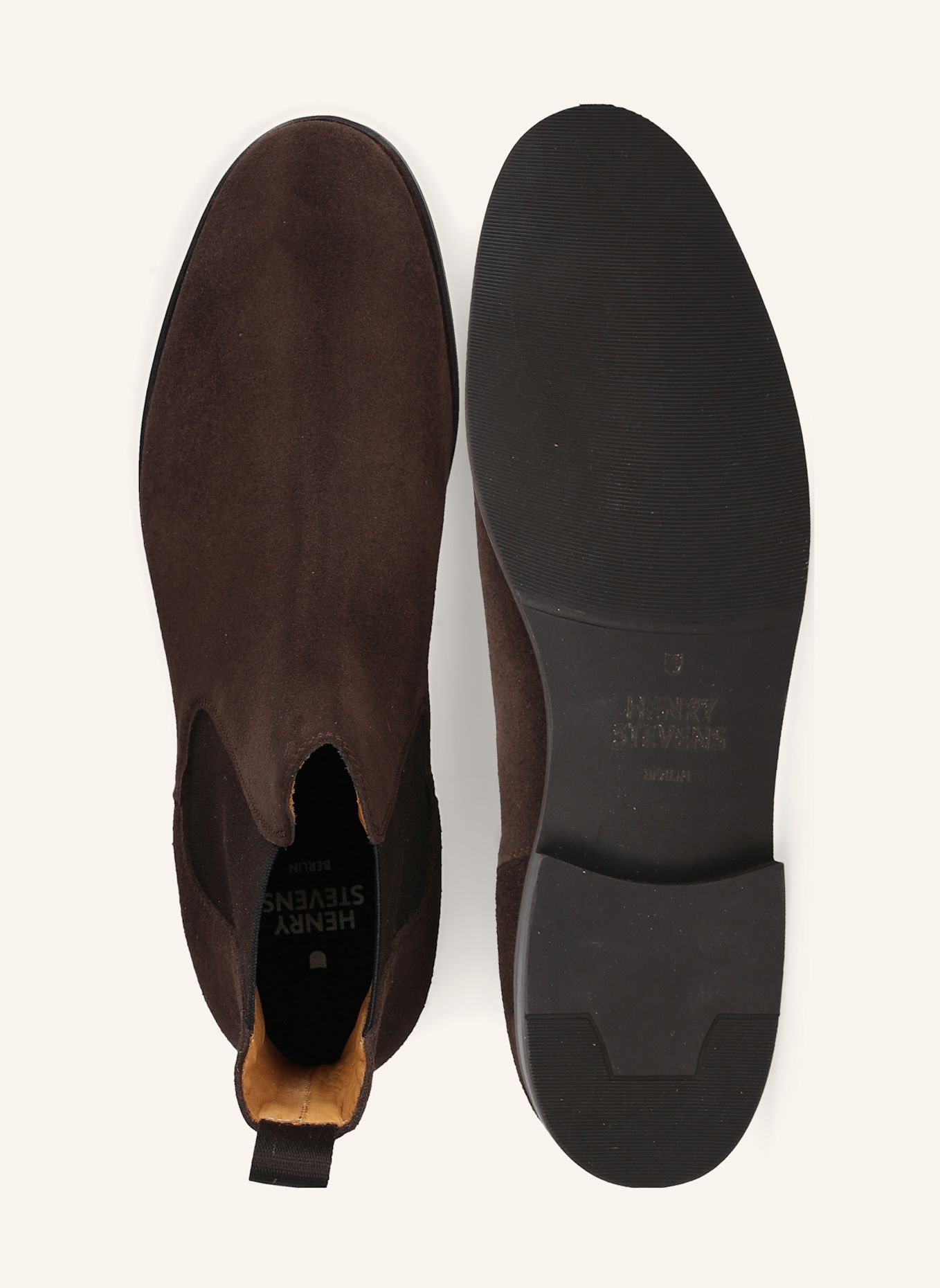 Henry Stevens MARSHALL CB2 Chelsea boots: DARK BROWN