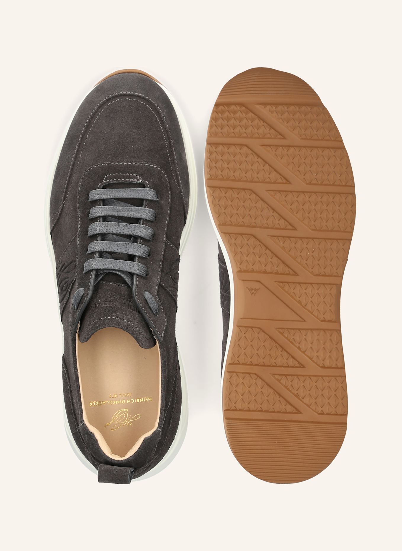 HEINRICH DINKELACKER Sneaker TORONTO SNEAKER V: DUNKELGRAU
