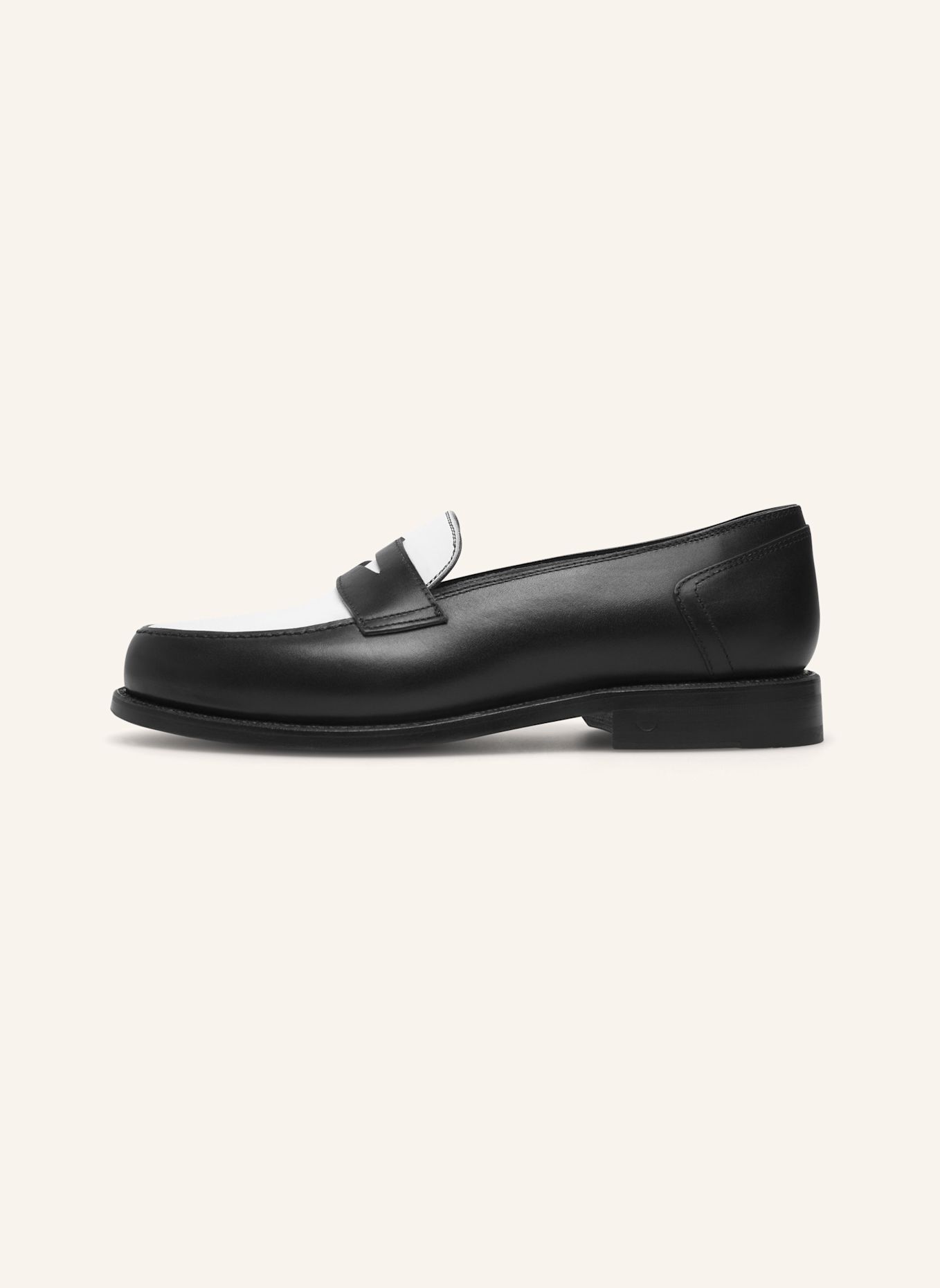 Henry Stevens Loafers HAYWOOD PL: ZWART / WIT