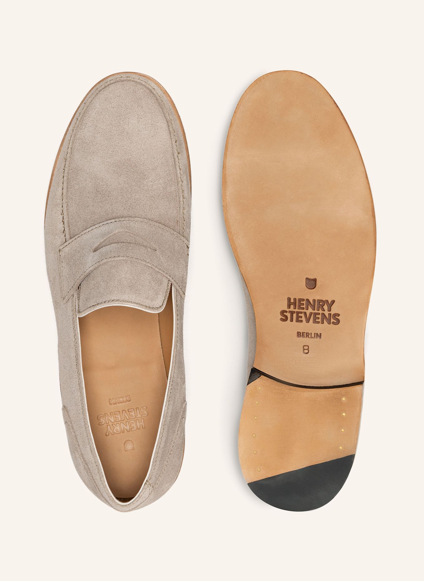 Henry Stevens Loafers HAYWOOD PL: BEIGE