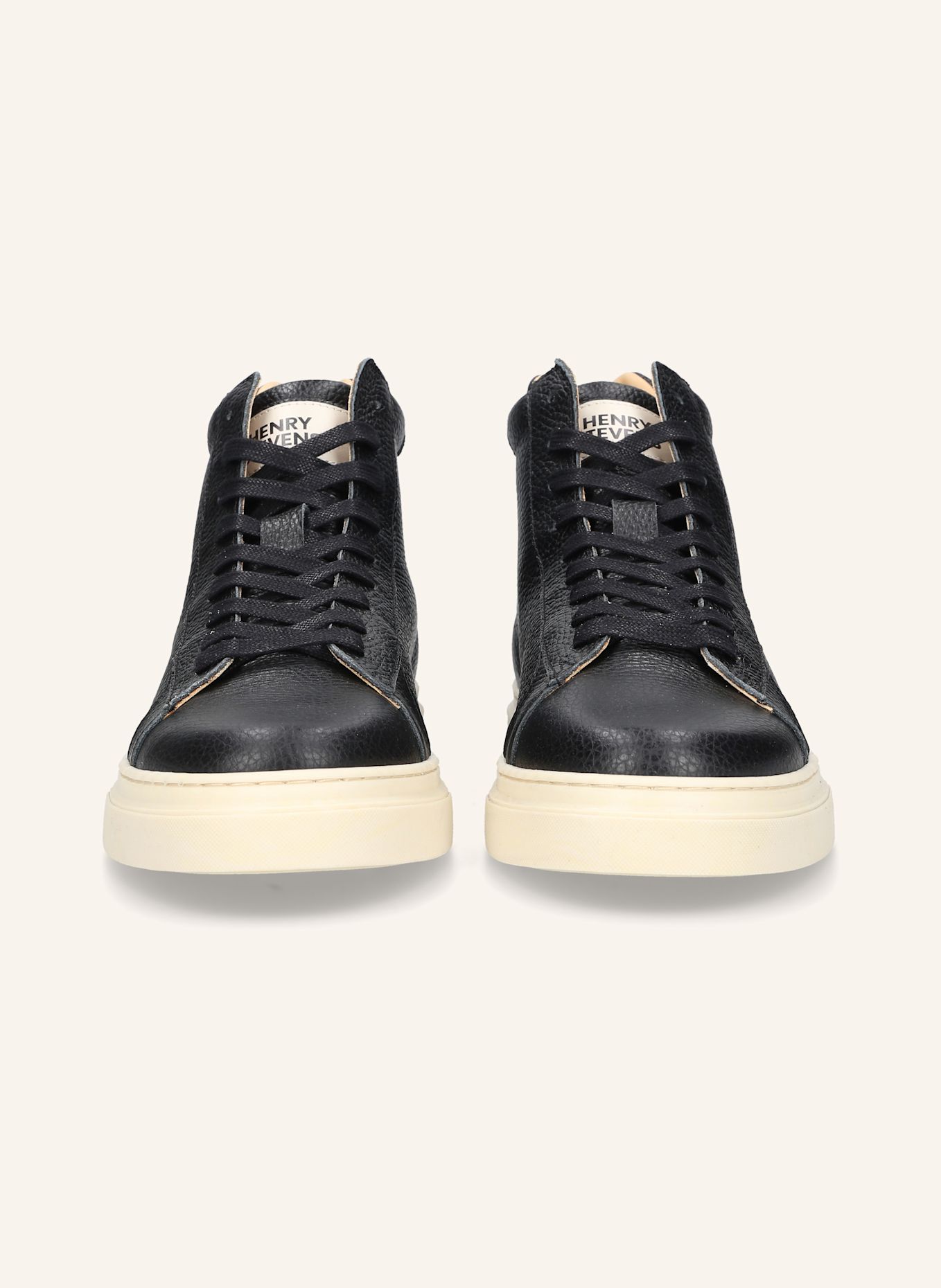 Henry Stevens Sneakers TRAVIS MTS: ZWART / WIT