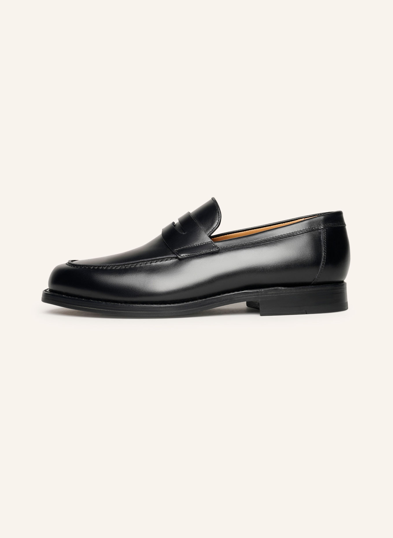 HEINRICH DINKELACKER Loafers WIEN PLAIN BC: ZWART