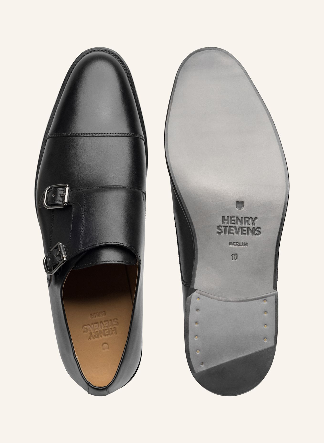 Henry Stevens Loafers MARSHALL CDM: ZWART