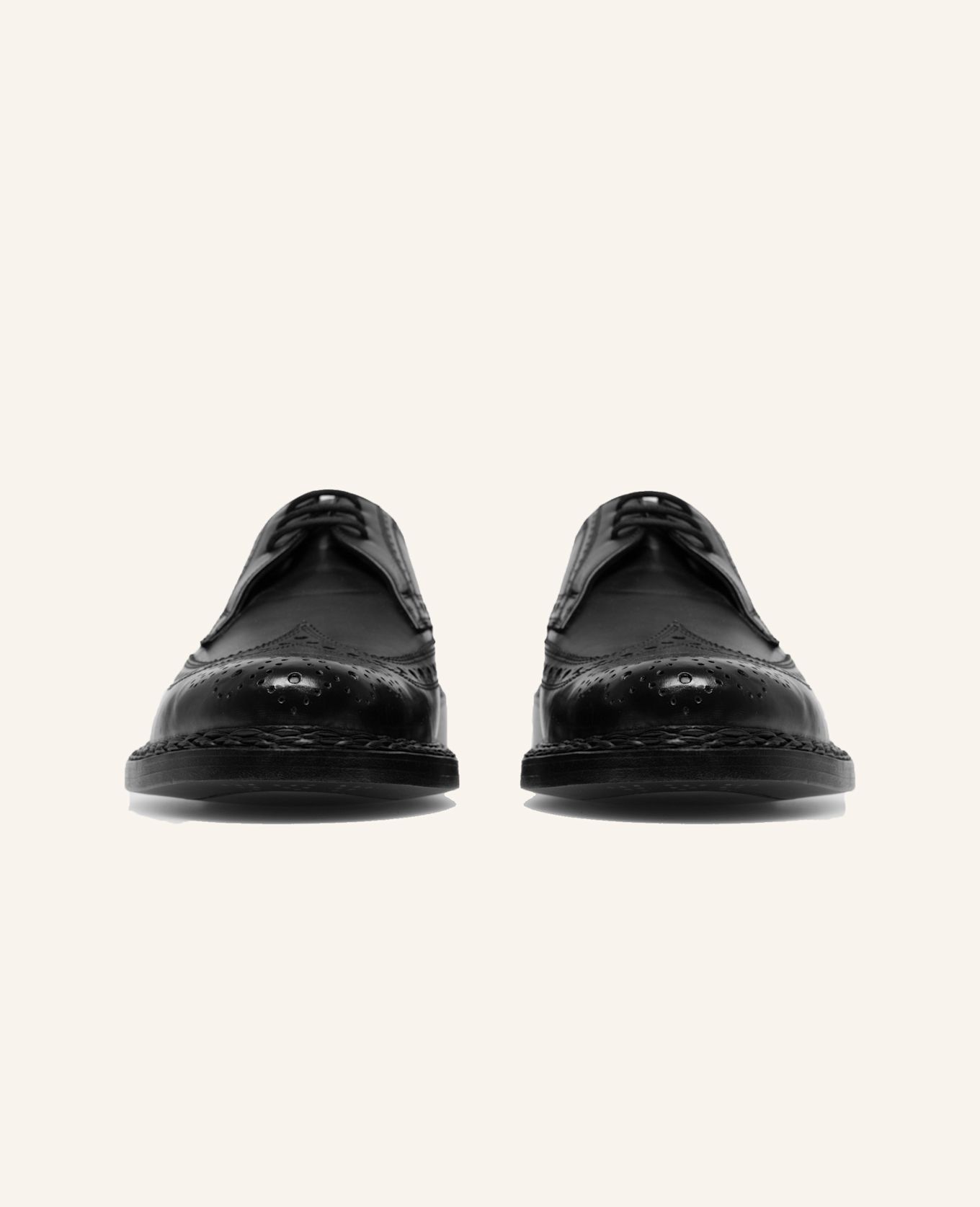 HEINRICH DINKELACKER Veterschoen BUDA FULL-BROGUE BC: ZWART