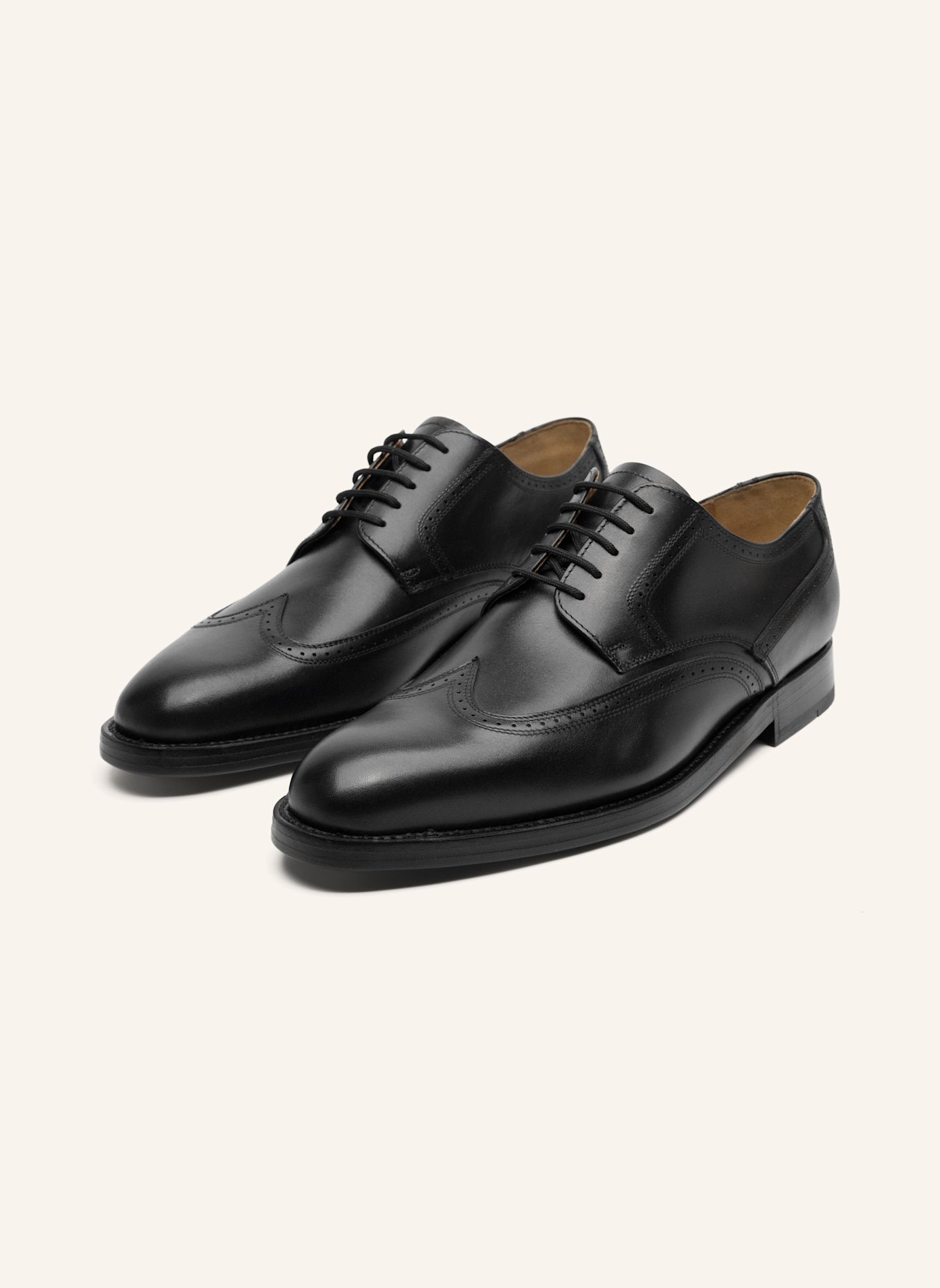 HEINRICH DINKELACKER Schnürer LUZERN FULL-BROGUE BC: SCHWARZ