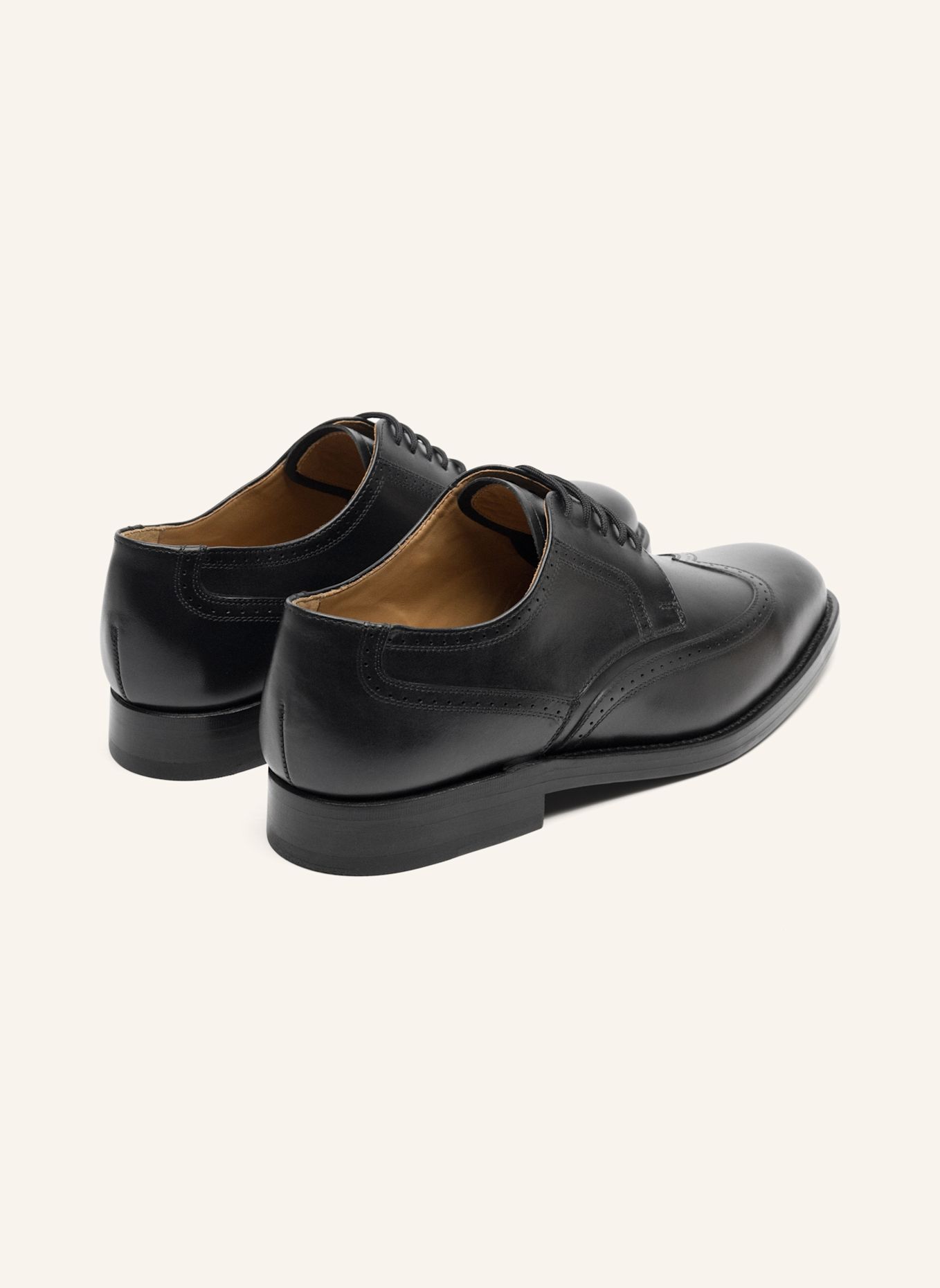 HEINRICH DINKELACKER Schnürer LUZERN FULL-BROGUE BC: SCHWARZ